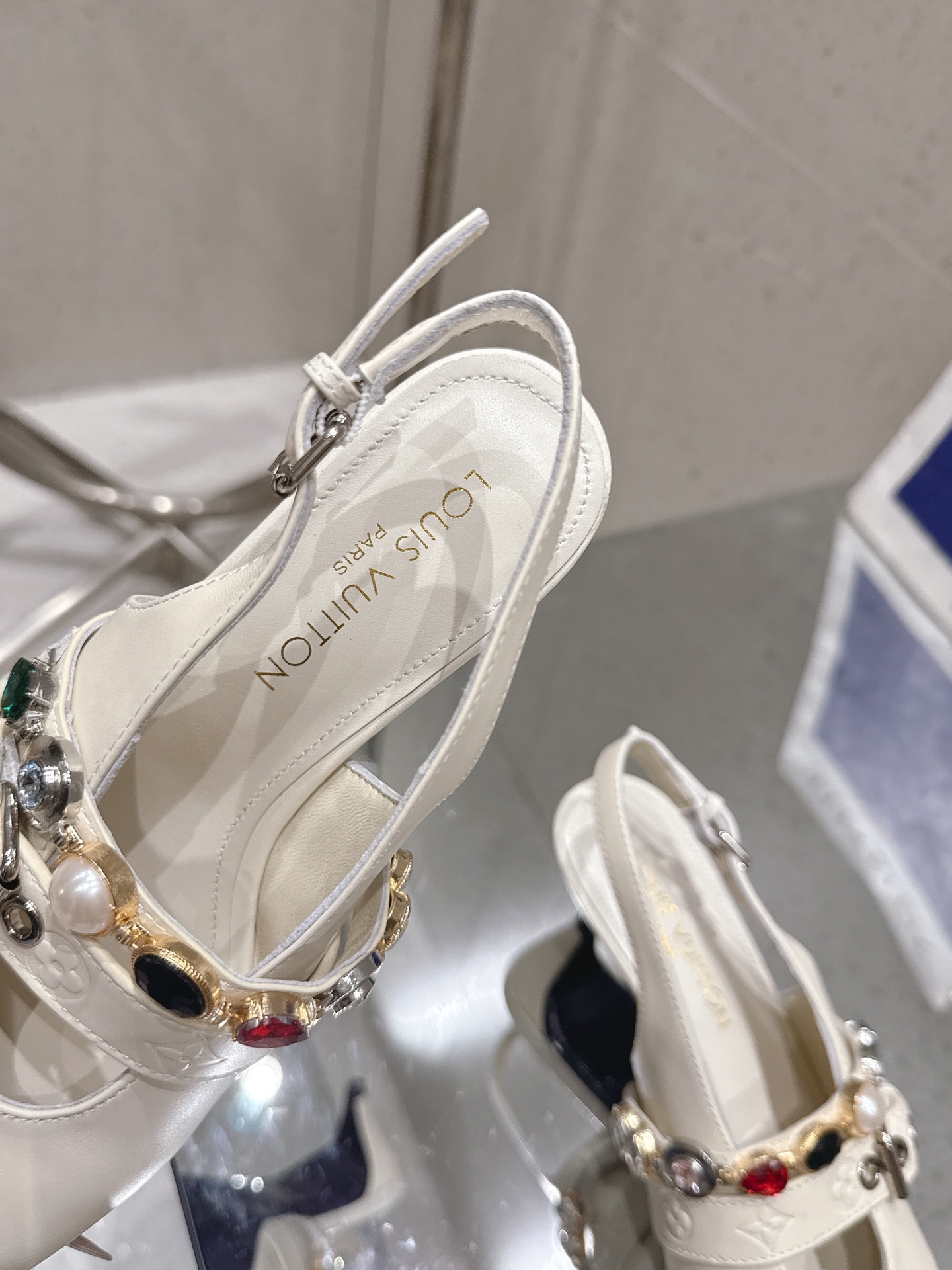 LV Vibe open-back high heels