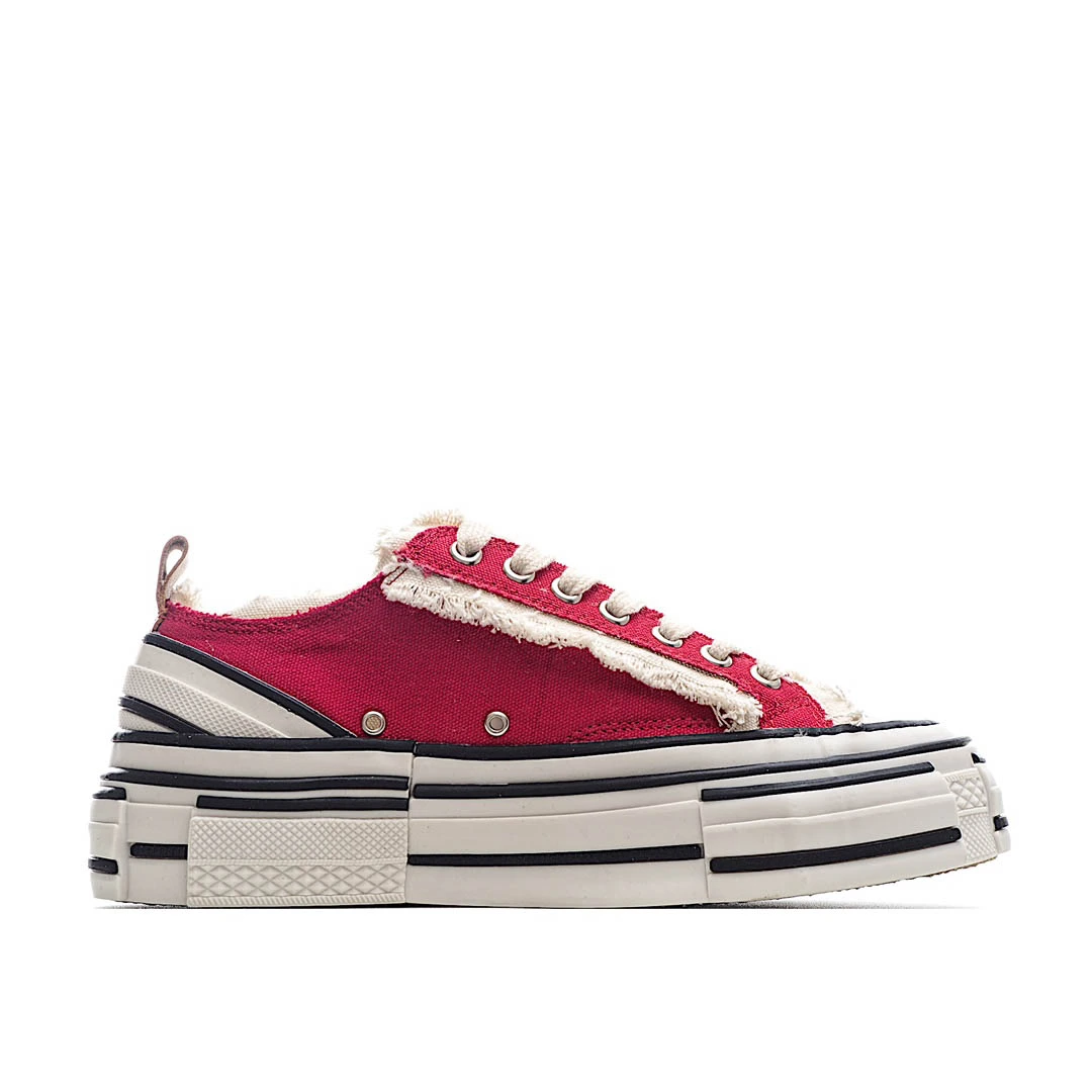 x VESSEL GOP Low canvas vulcanized sneakers
