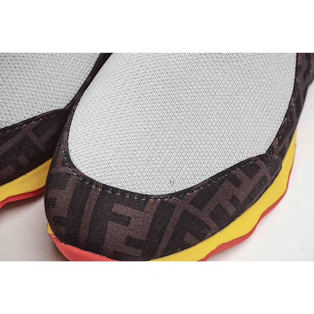 Fendi Knitted Stretch Martin Boots
