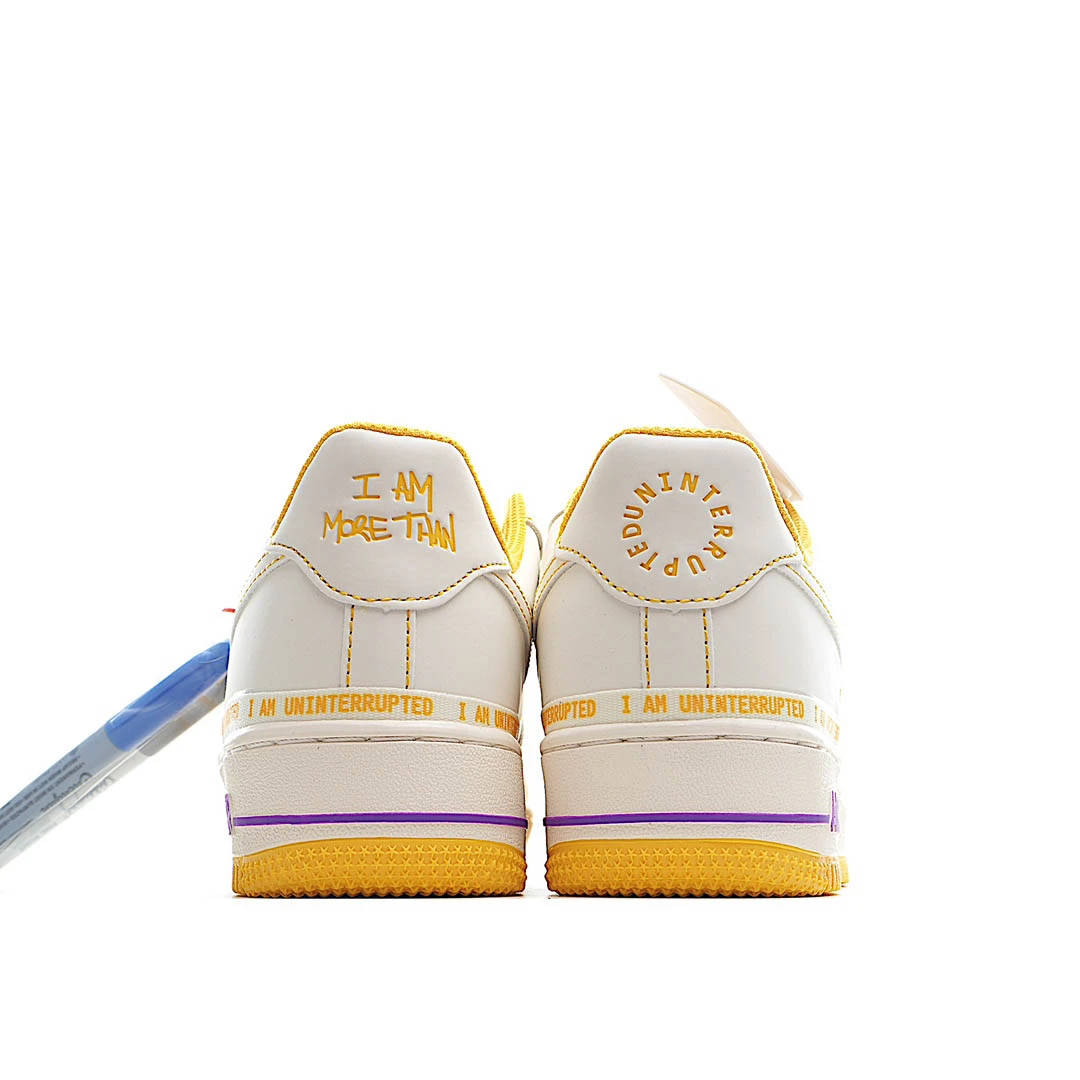 Uninterrupted Nike Air Force 1 Beige Sneakers