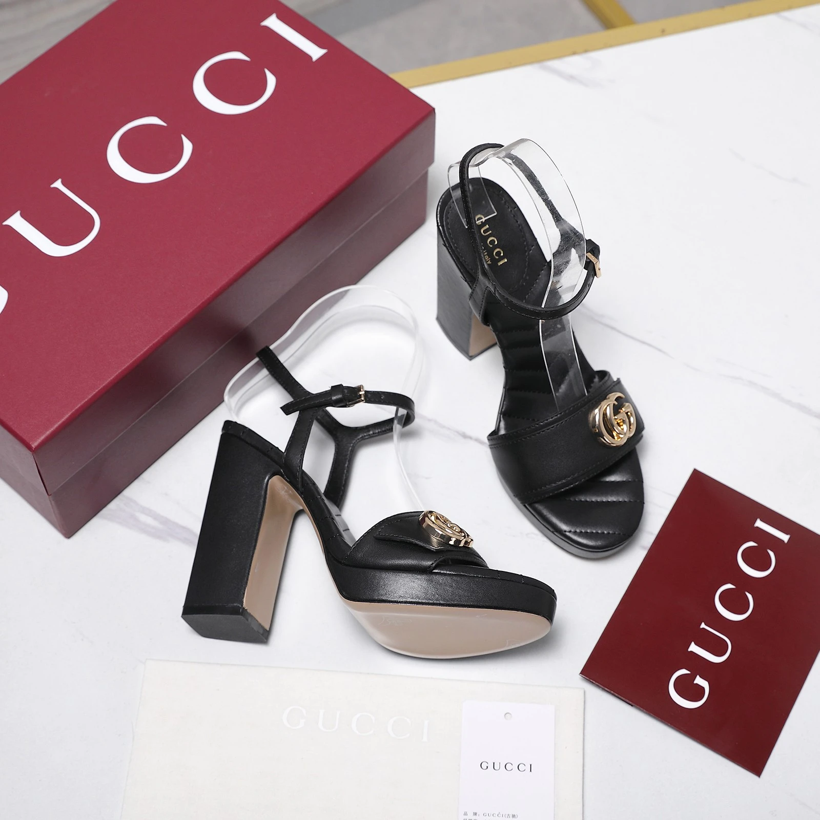 Gucci Spring 2026 New Waterproof Platform Roman Sandals