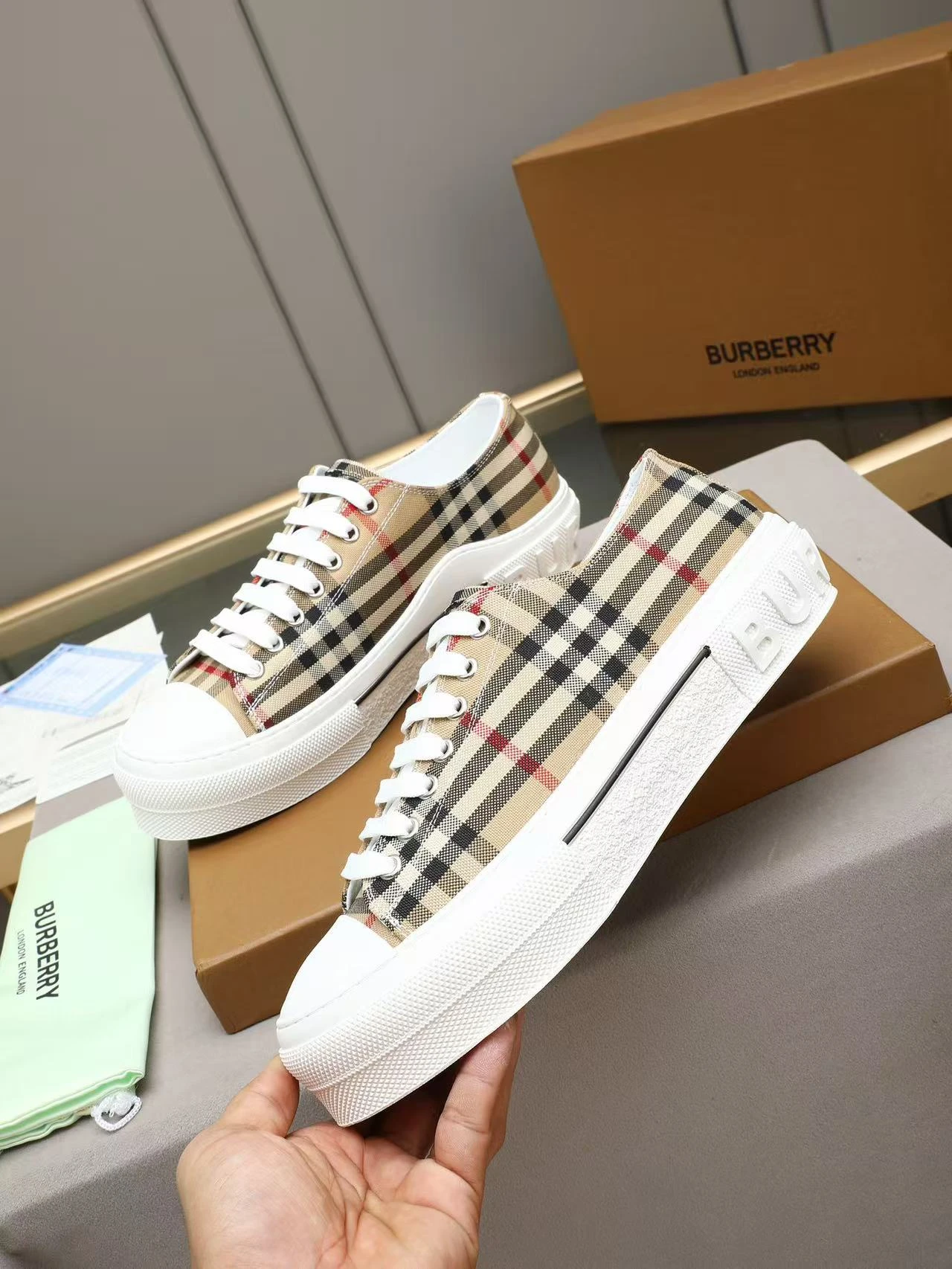 Burberry Canvas Shoes