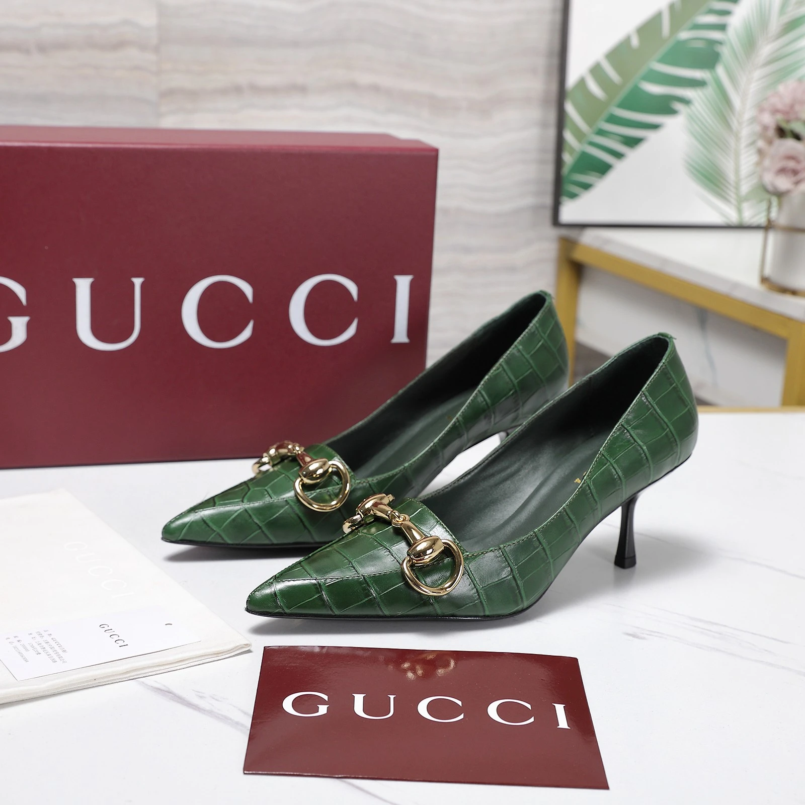 Gucci Bombshell Sharp pointed ultra-fine high heels