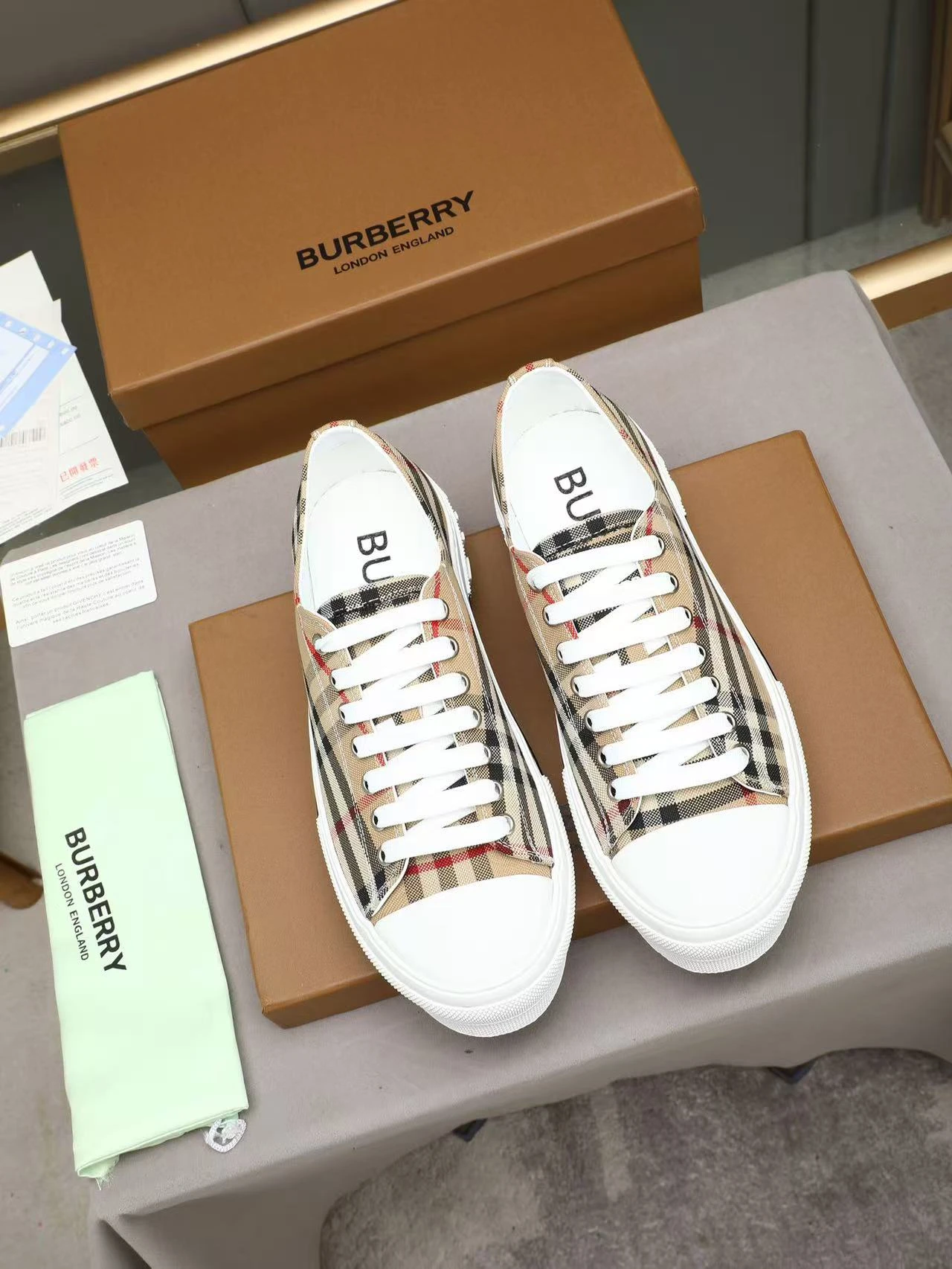 Burberry Canvas Shoes