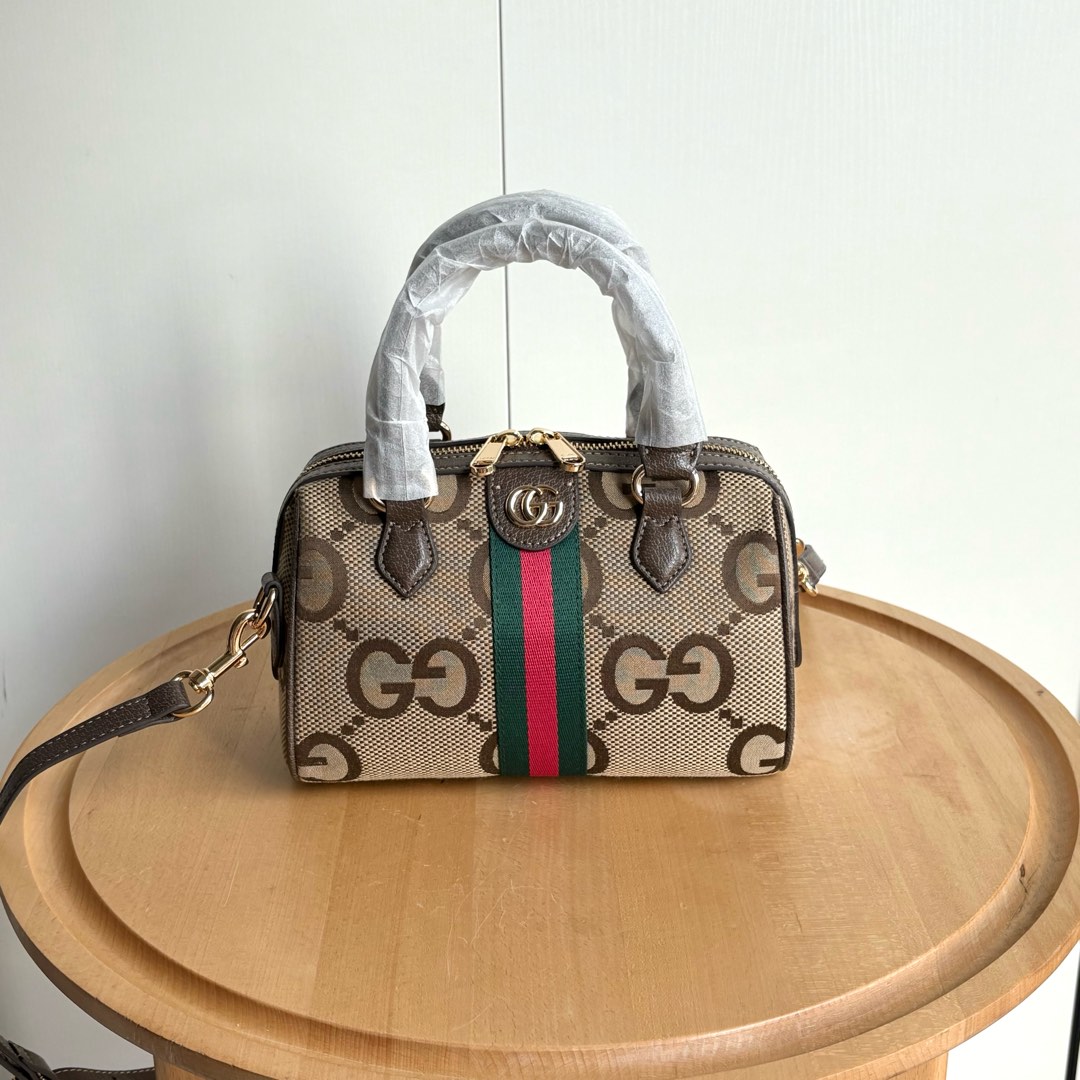 Gucci Ophidia Boston Handle Bag