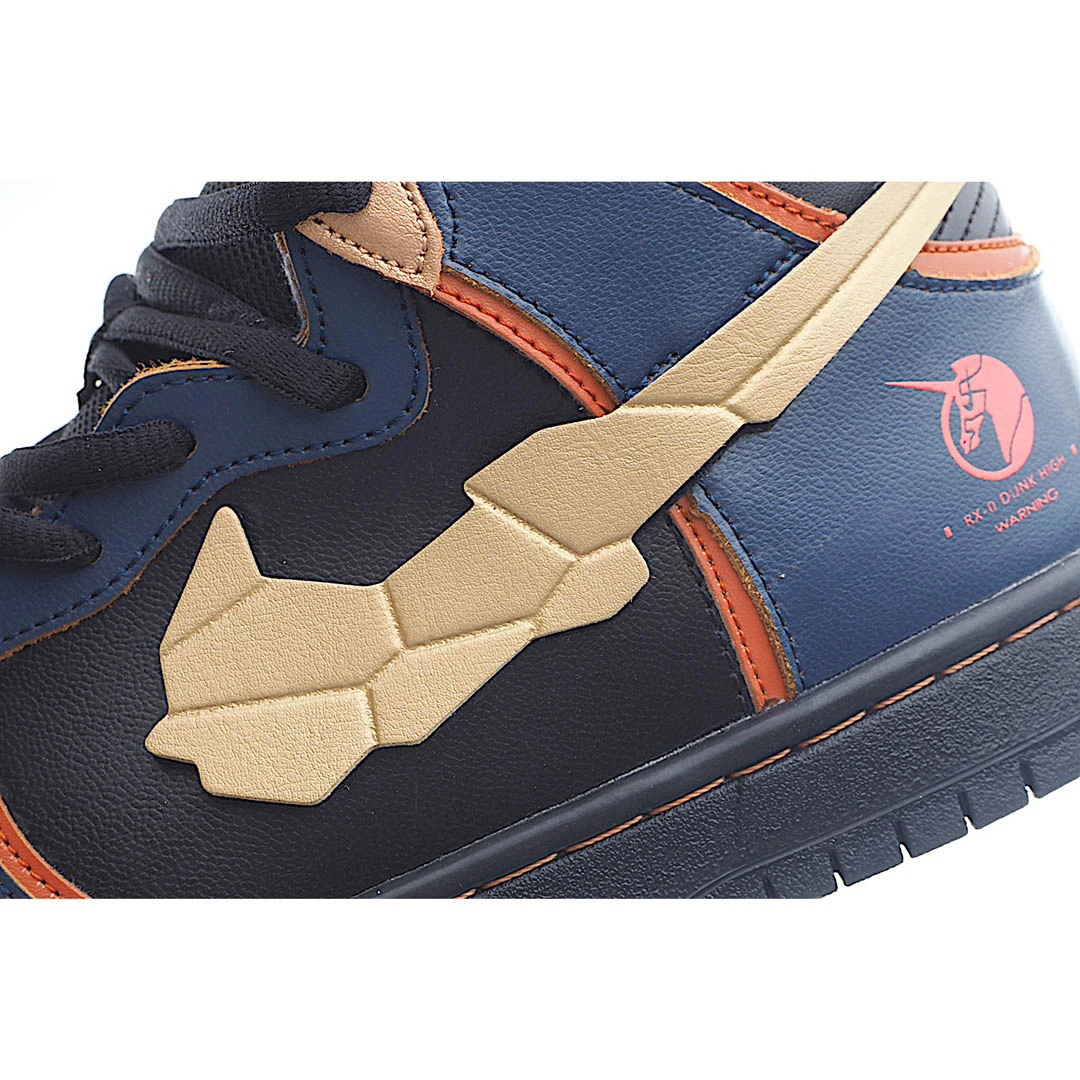 Gundam x Nike Dunk High Banshee Black & Blue