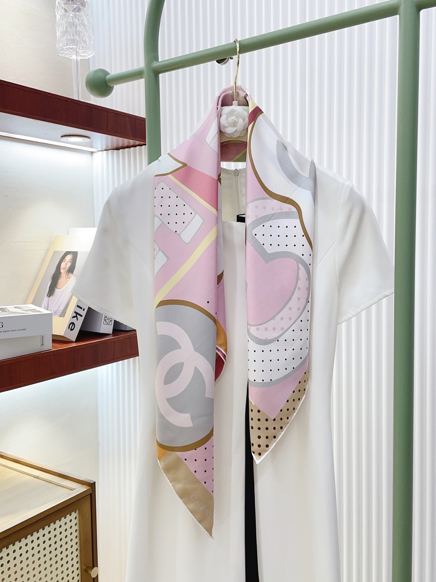 Chanel 100% Silk Scarf