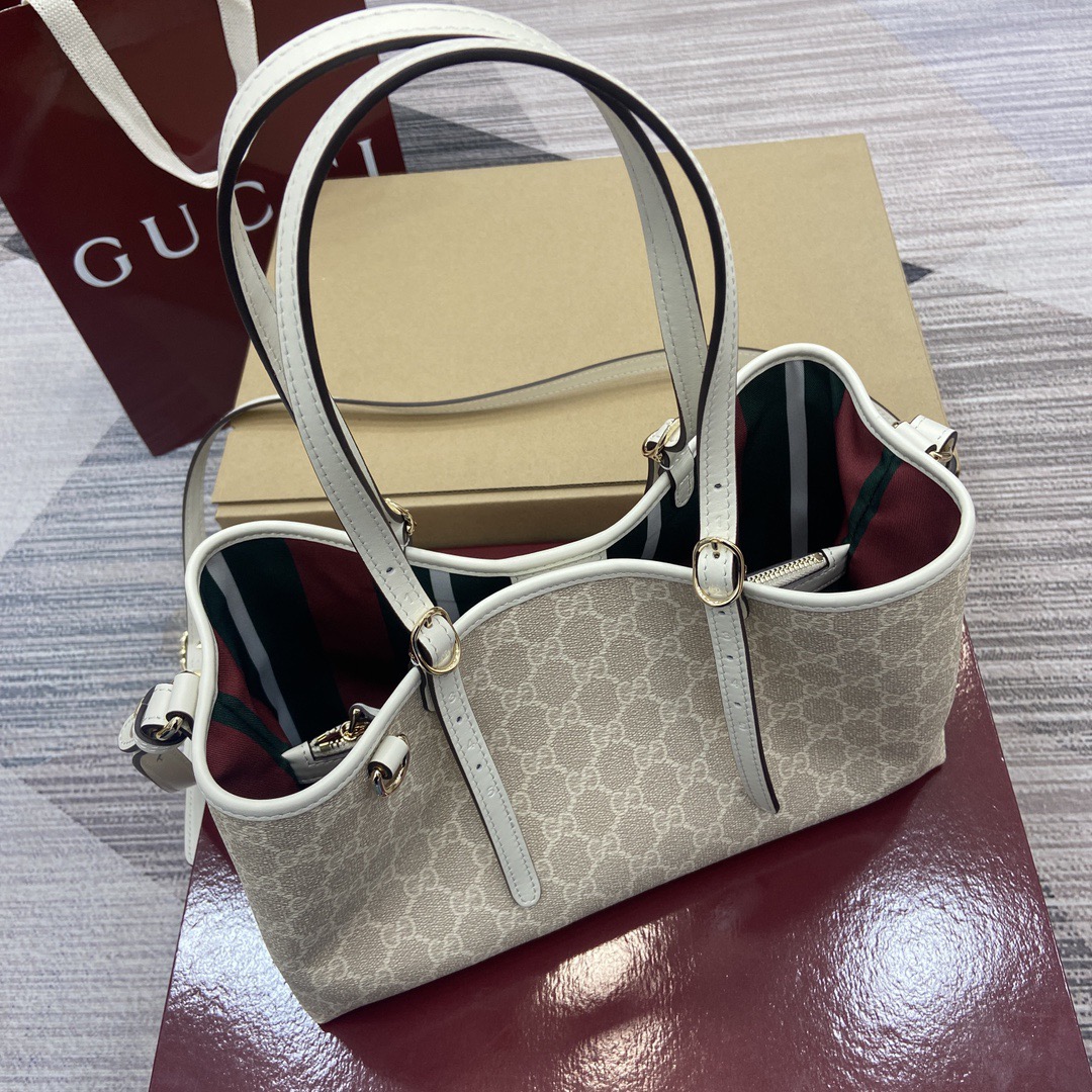Gucci Emblem Tote Bag