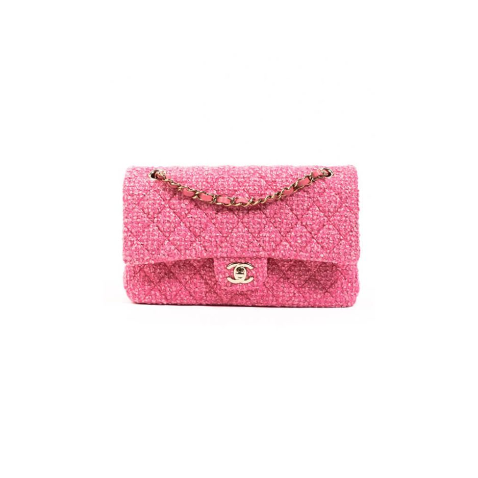 Chanel Tweed Medium Classic Flap Bag