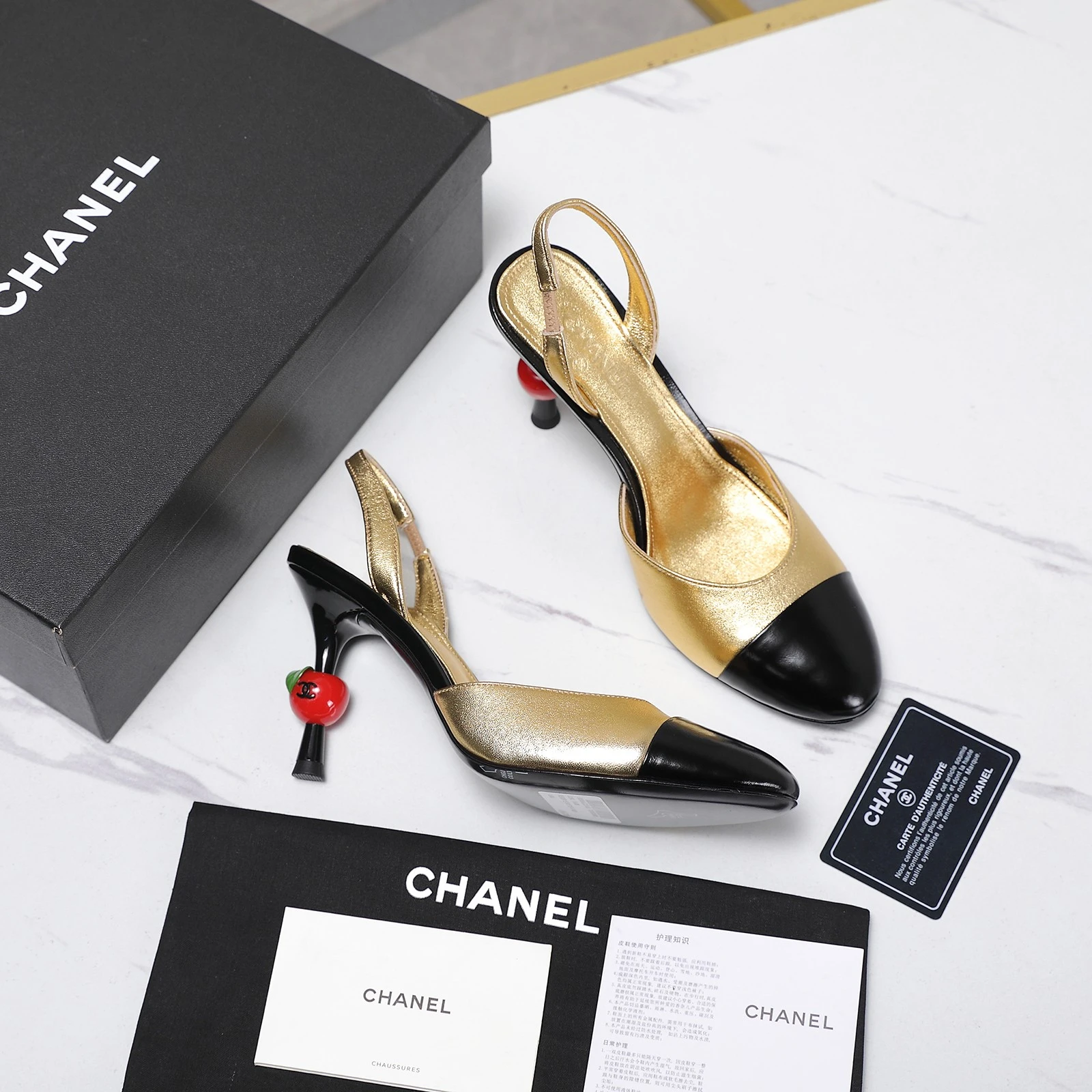 Chanel 26SS Apple and Slingback Sandals