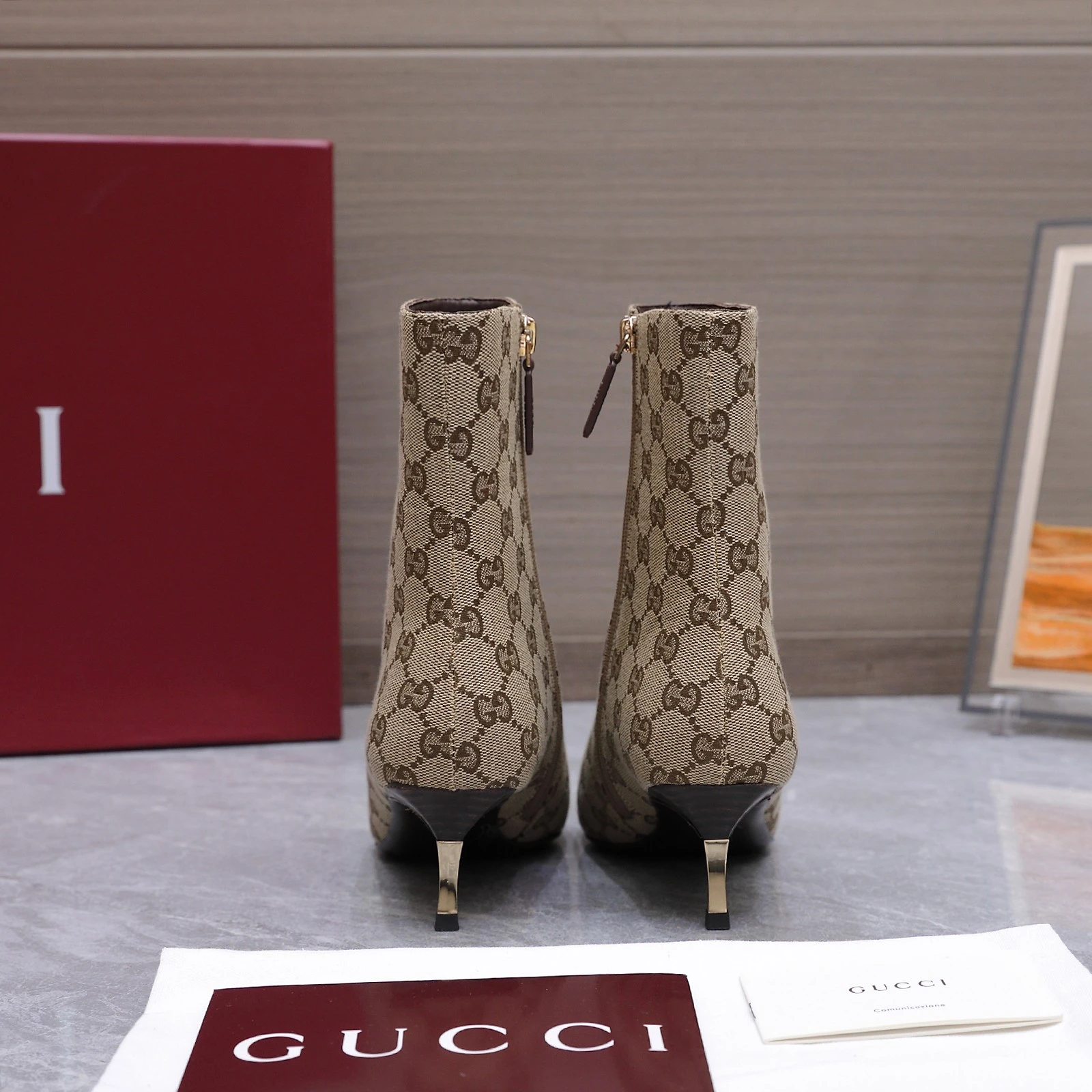Gucci 2026 AW Horsebit Steel Plated Iron Heel Short Boots
