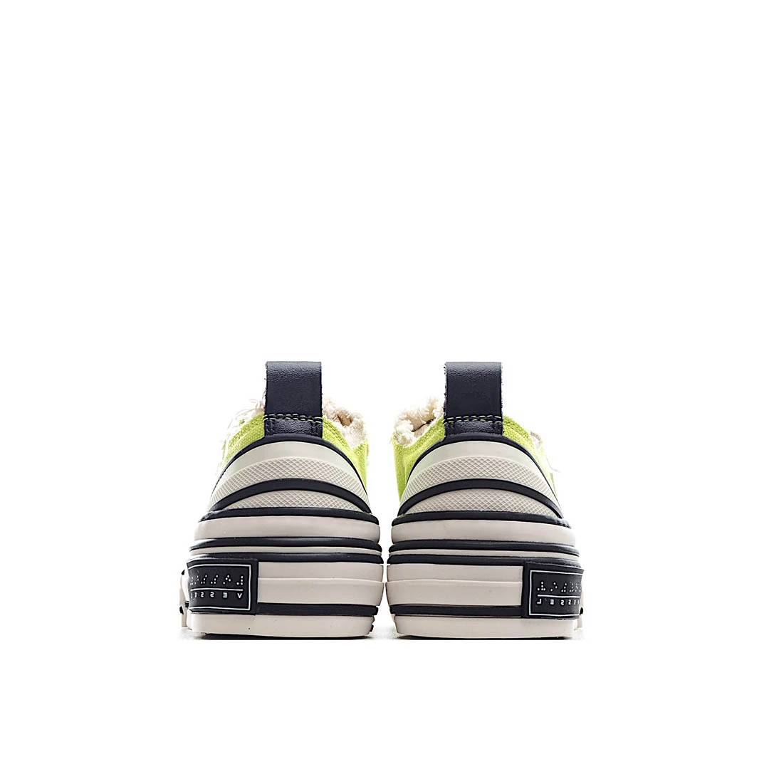 x VESSEL GOP Low canvas vulcanized sneakers