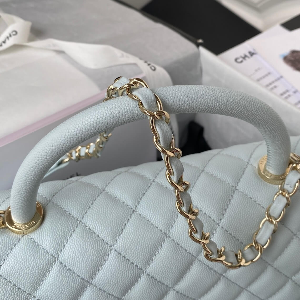 CHANEL Coco Handle Bag Small