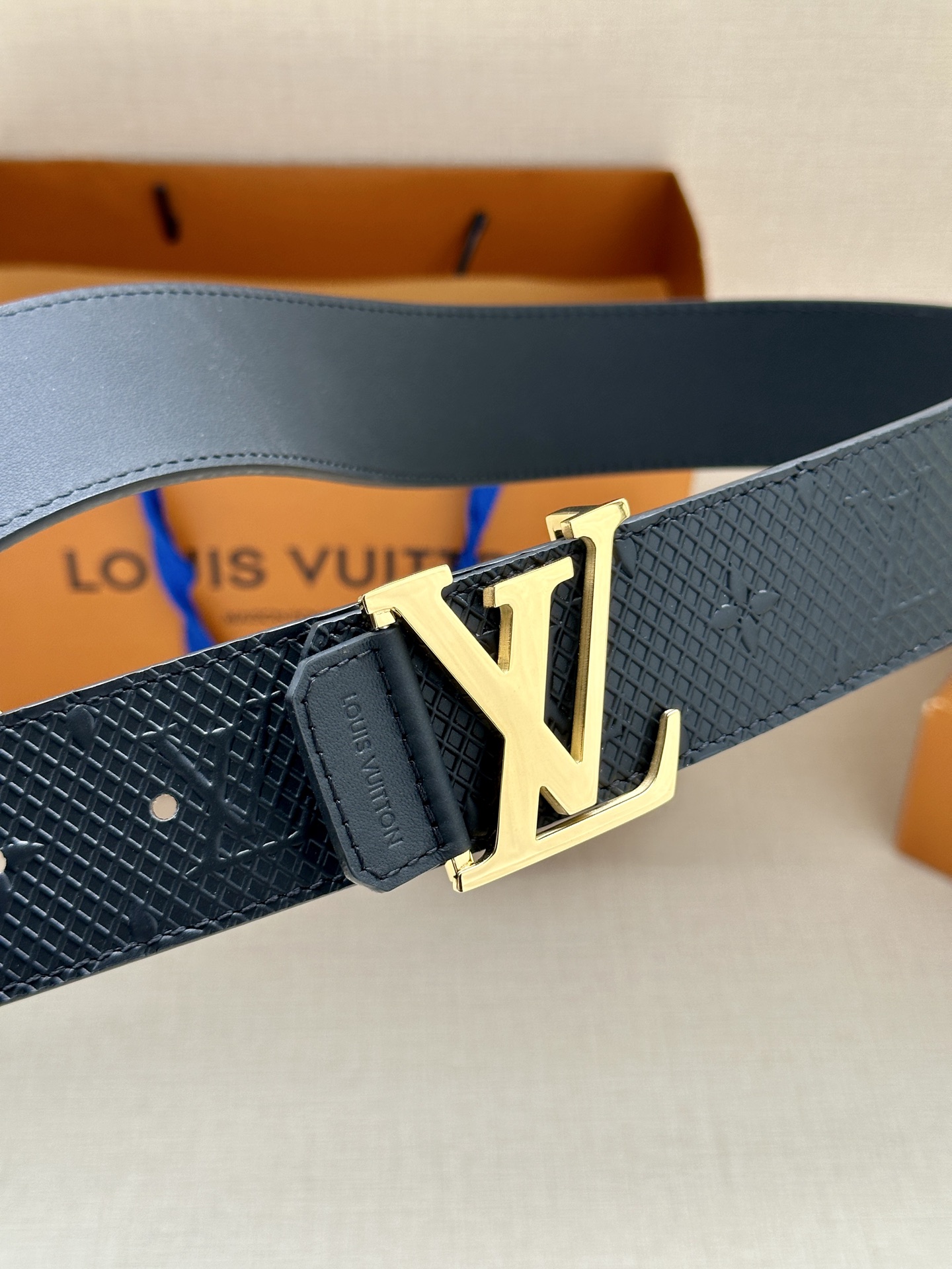LV Initiales Leather Belts