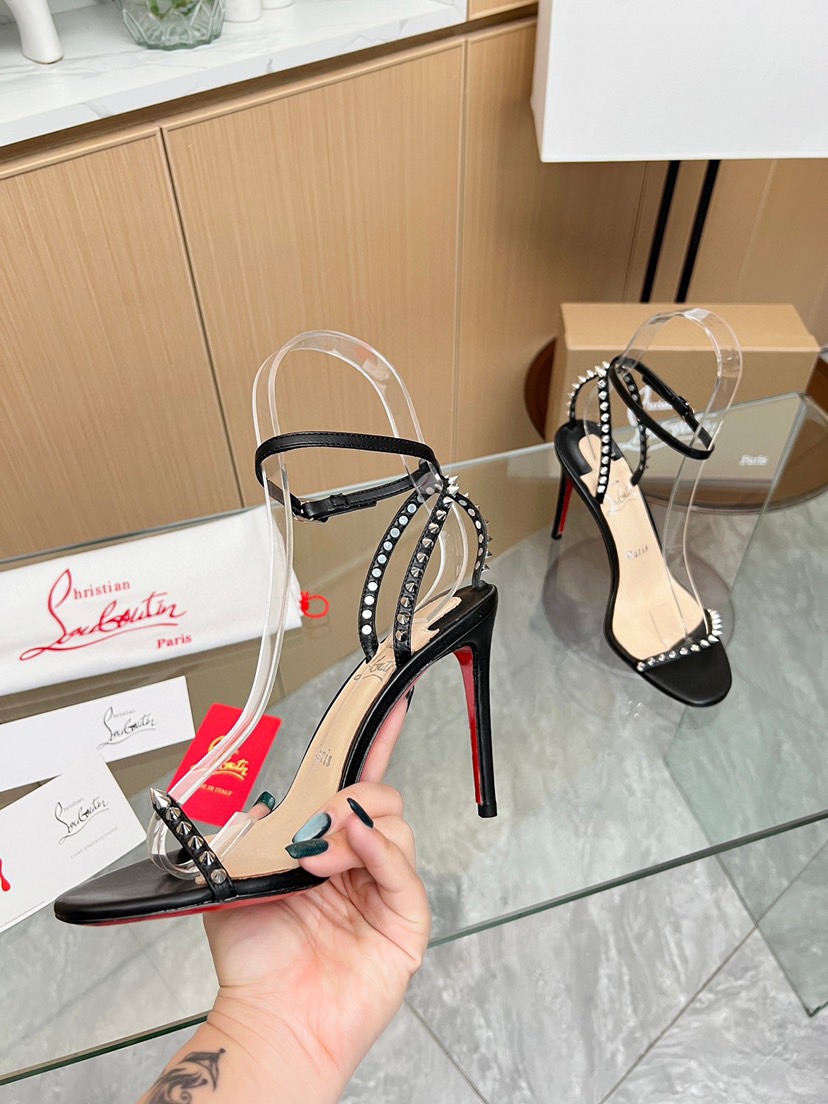 ChistianLouboutin Red Soled High-Heeled Sandals