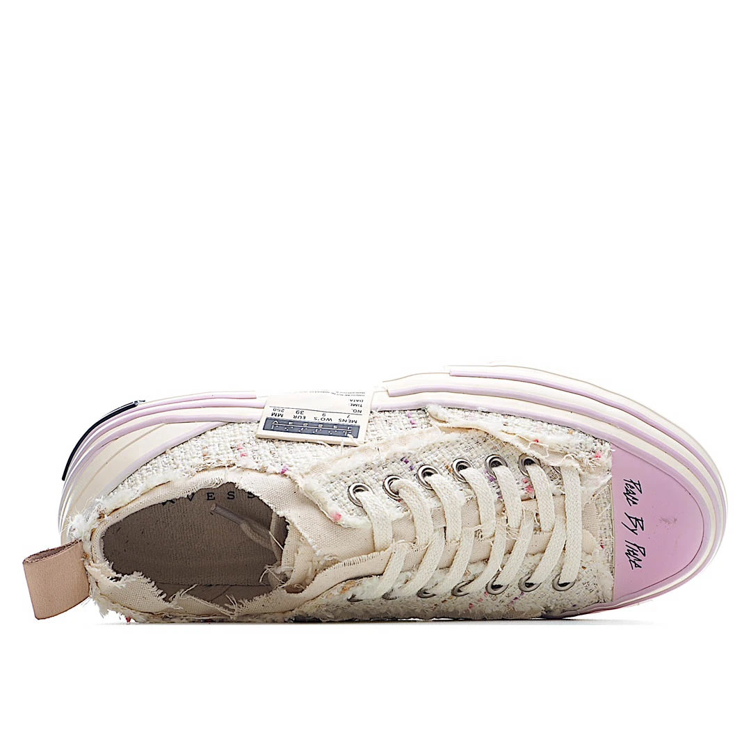 x VESSEL GOP Low canvas vulcanized sneakers