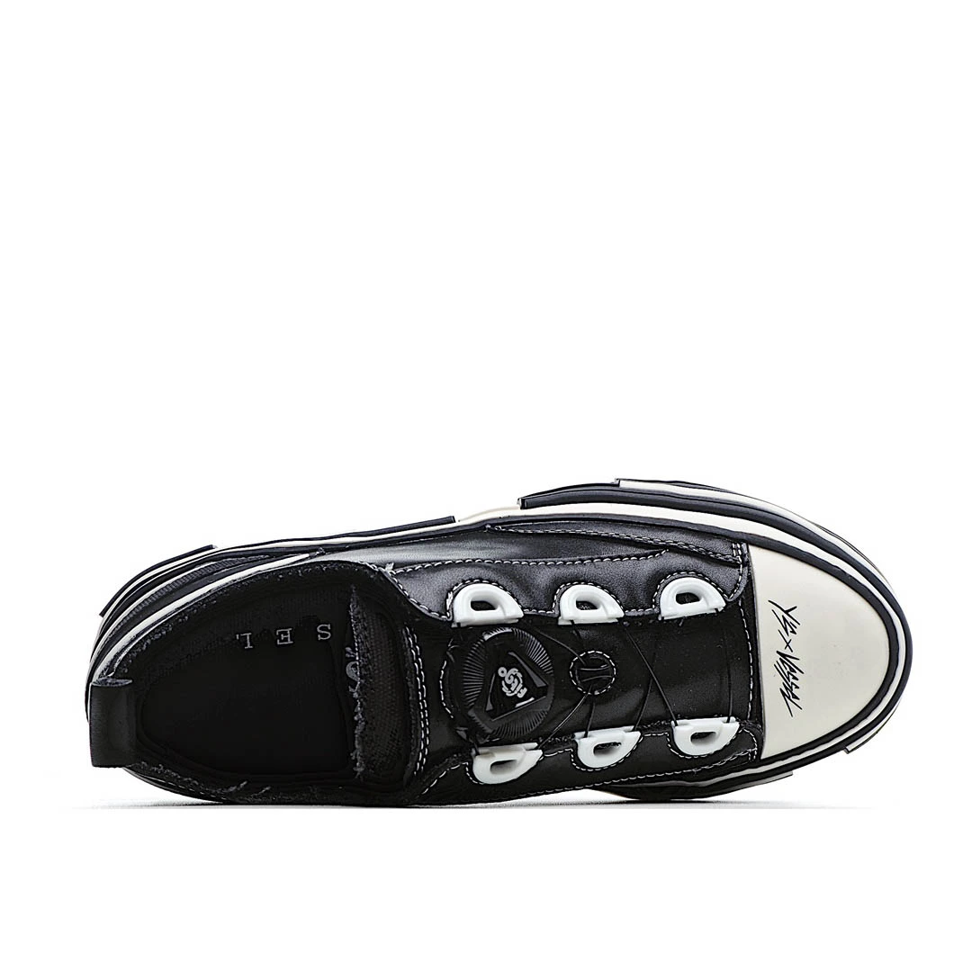 x VESSEL GOP Low canvas vulcanized sneakers