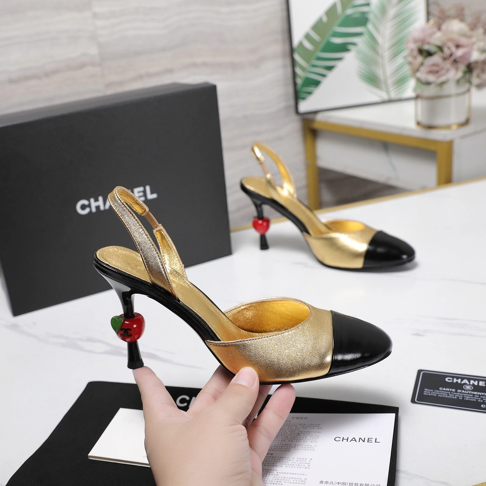 Chanel 26SS Apple and Slingback Sandals