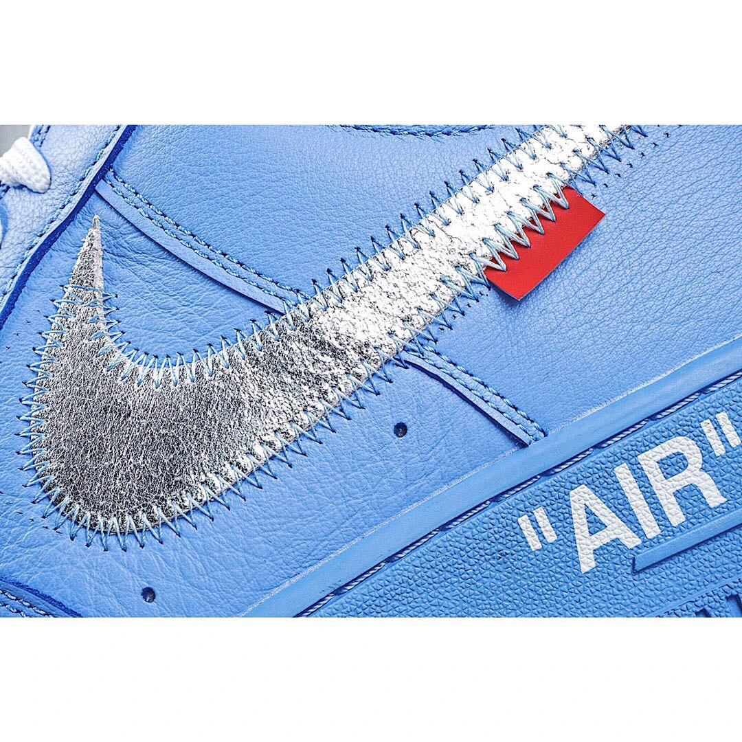 Nike OFF-WHITE X Air Force 1&ldquo;MCA&rdquo; 蓝