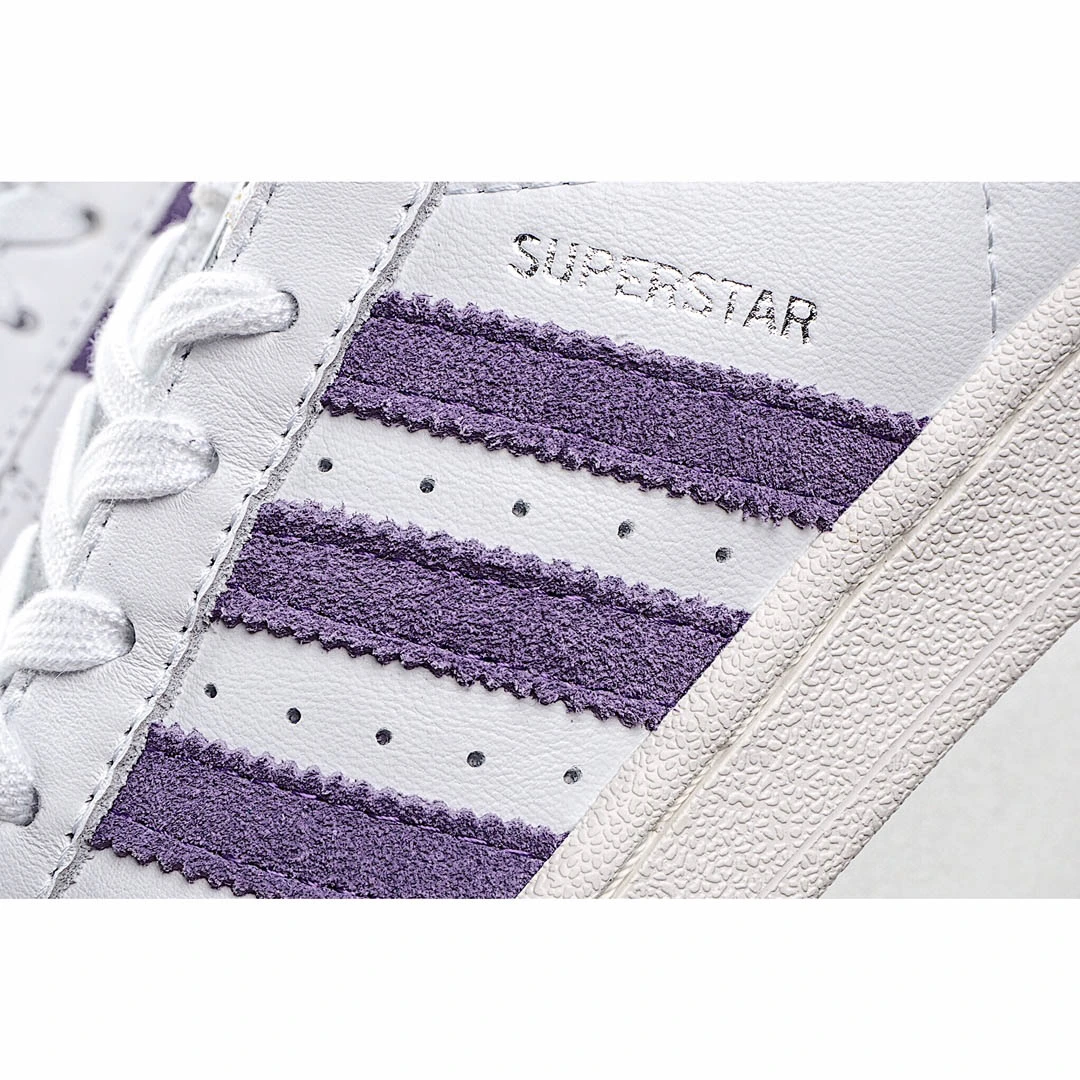 Adidas Superstar 'White Tech Purple'