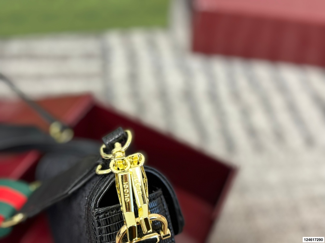 Gucci 1955 Rhinestone Saddle Bag