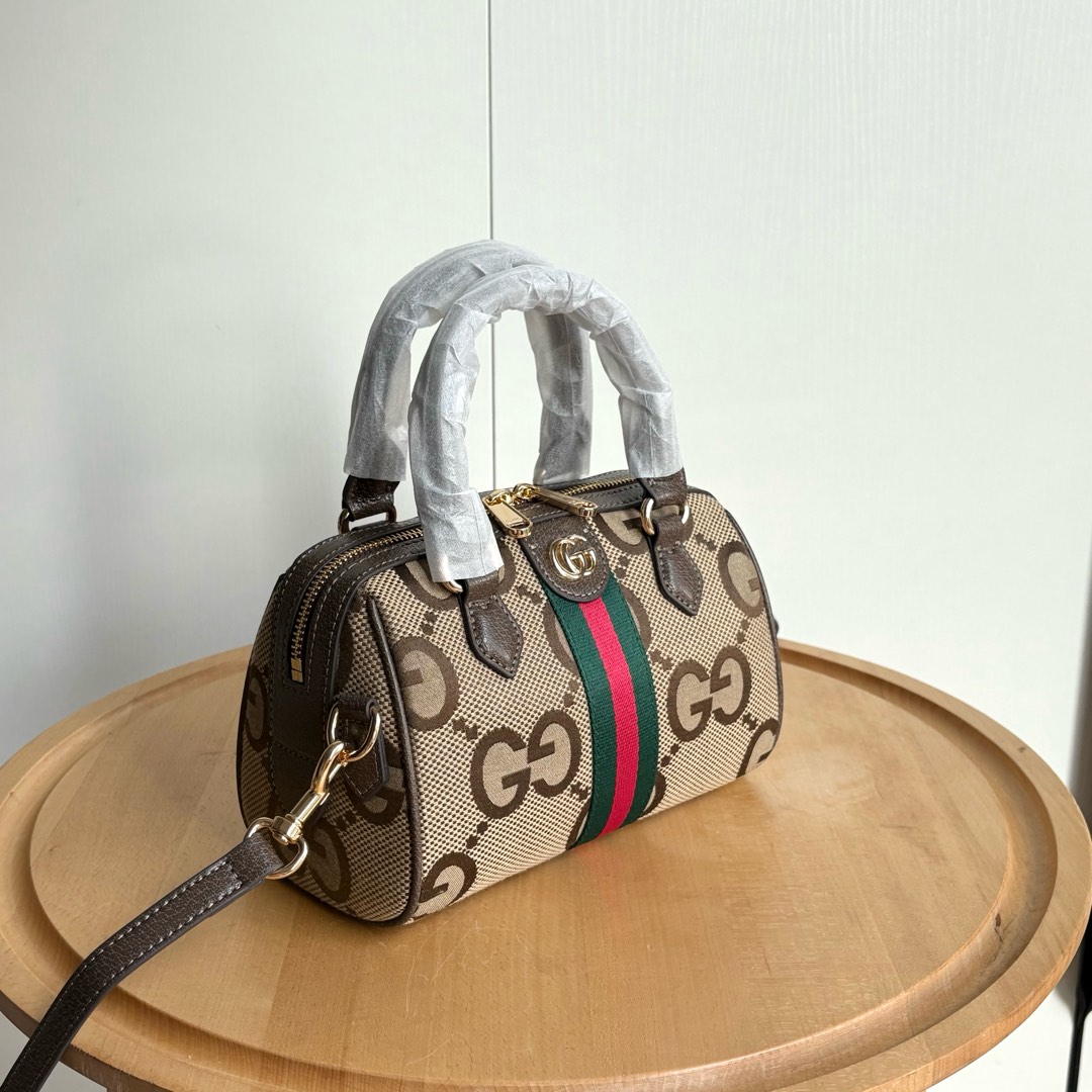 Gucci Ophidia Boston Handle Bag