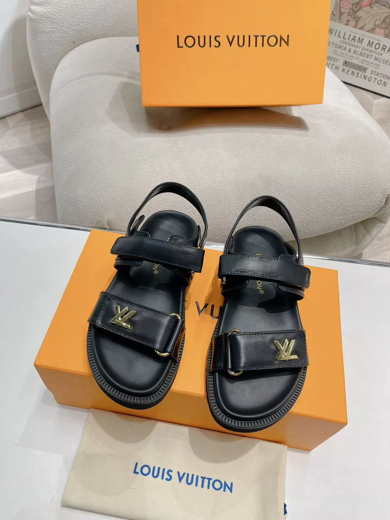 LV Flat Sandals
