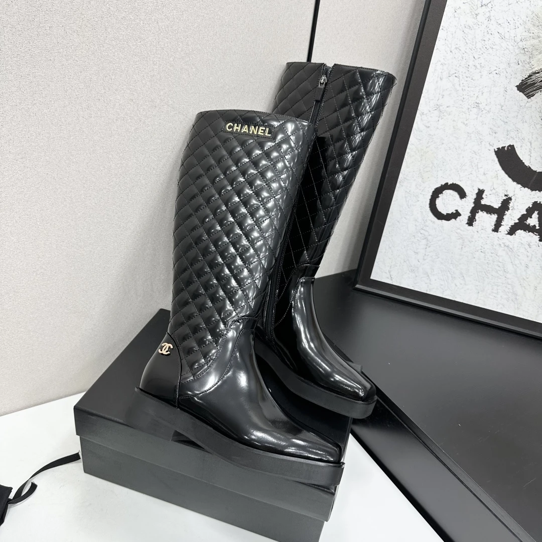 Chanel Sheepskin boots