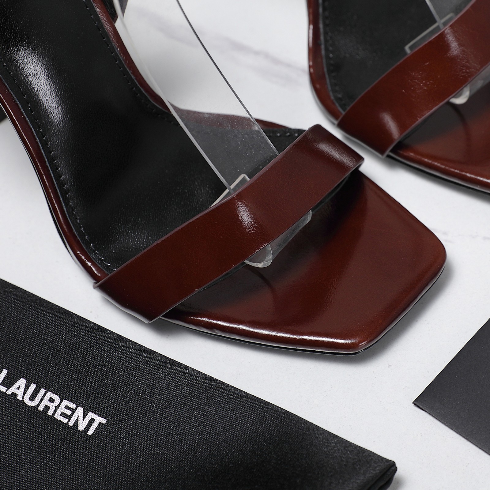 YSL Single-strap high-heeled sandals