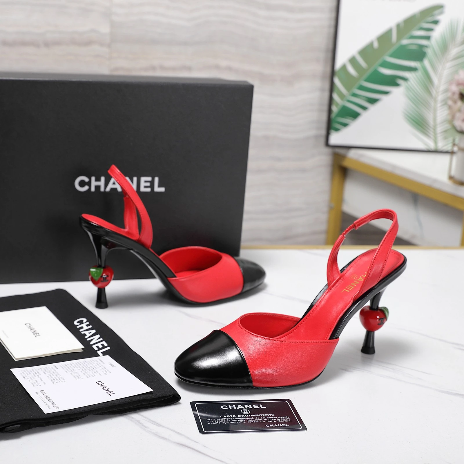 Chanel 26SS Apple and Slingback Sandals