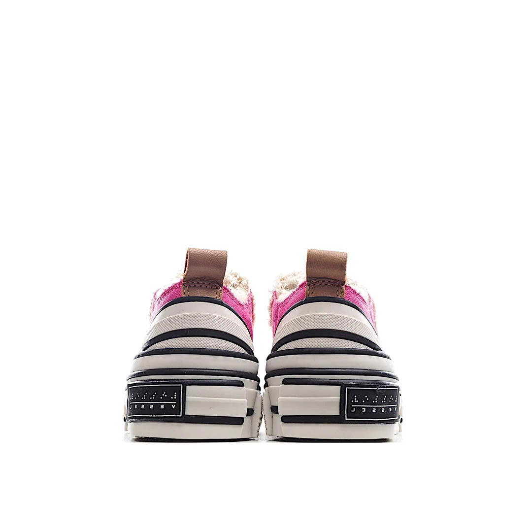 x VESSEL GOP Low canvas vulcanized sneakers