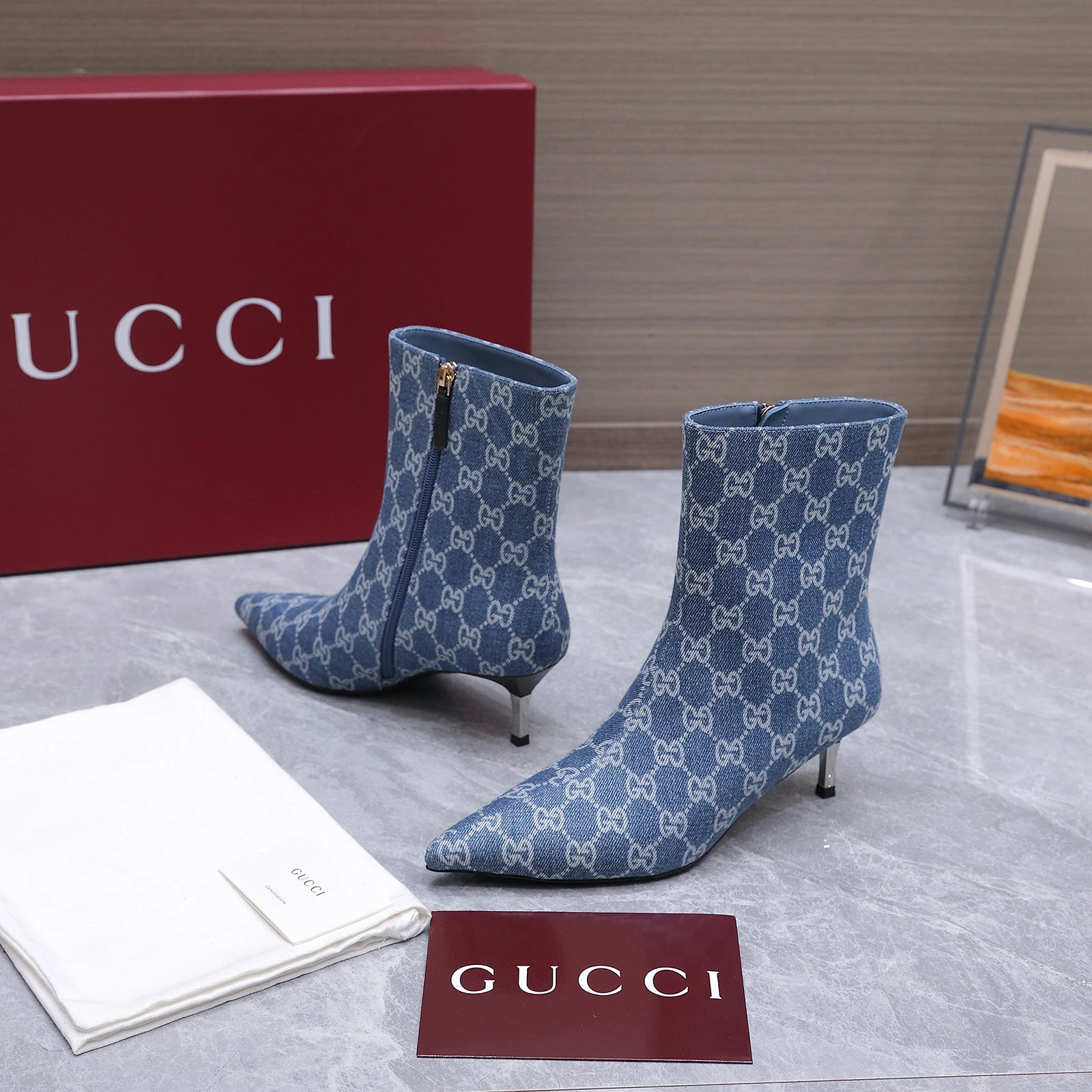 Gucci 2026 AW Horsebit Steel Plated Iron Heel Short Boots