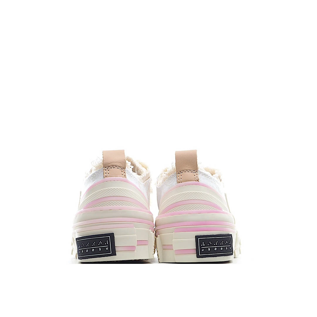 x VESSEL GOP Low canvas vulcanized sneakers
