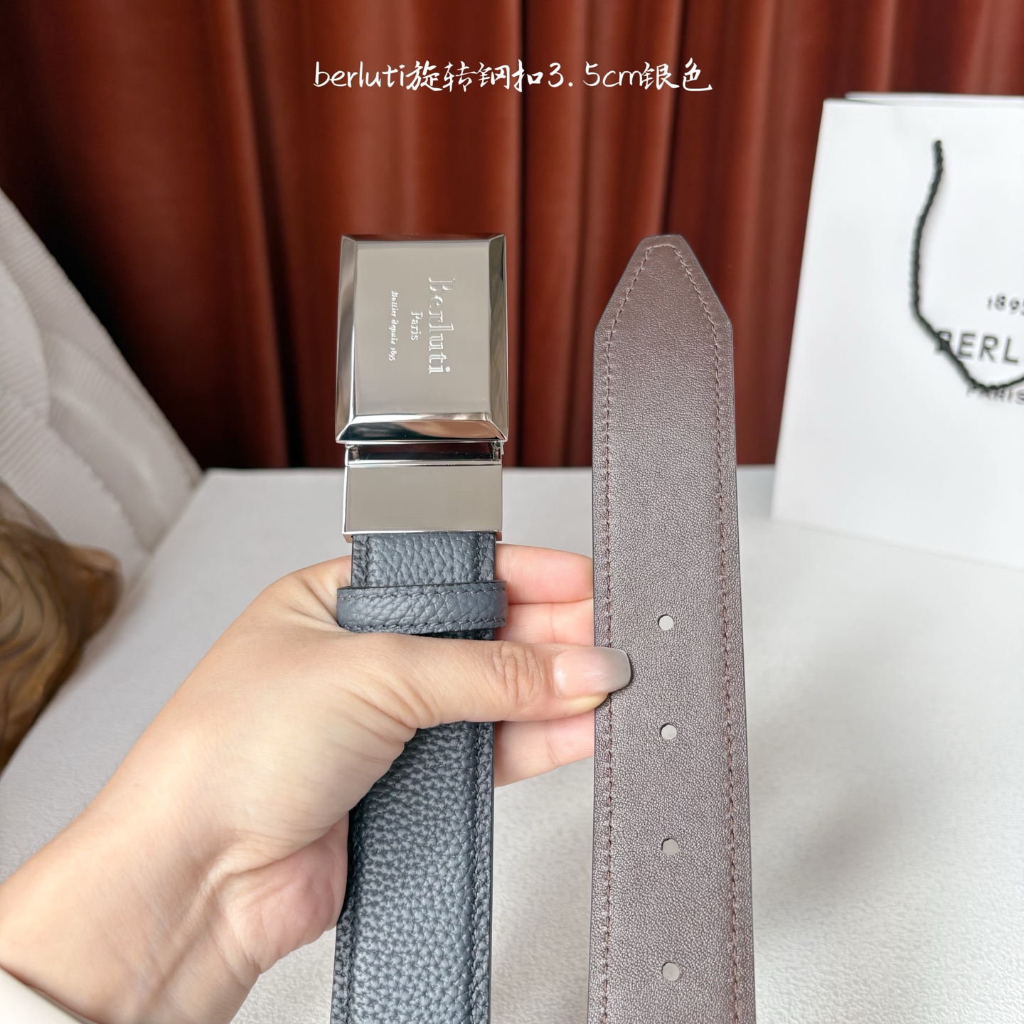 Berluti Belt for Men Width 35mm