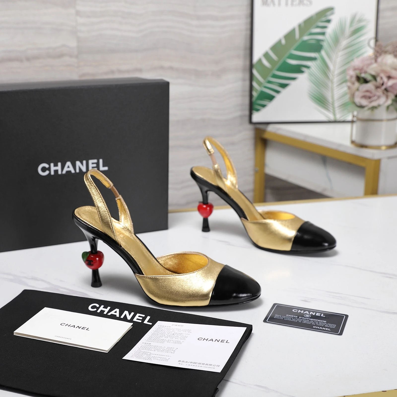 Chanel 26SS Apple and Slingback Sandals