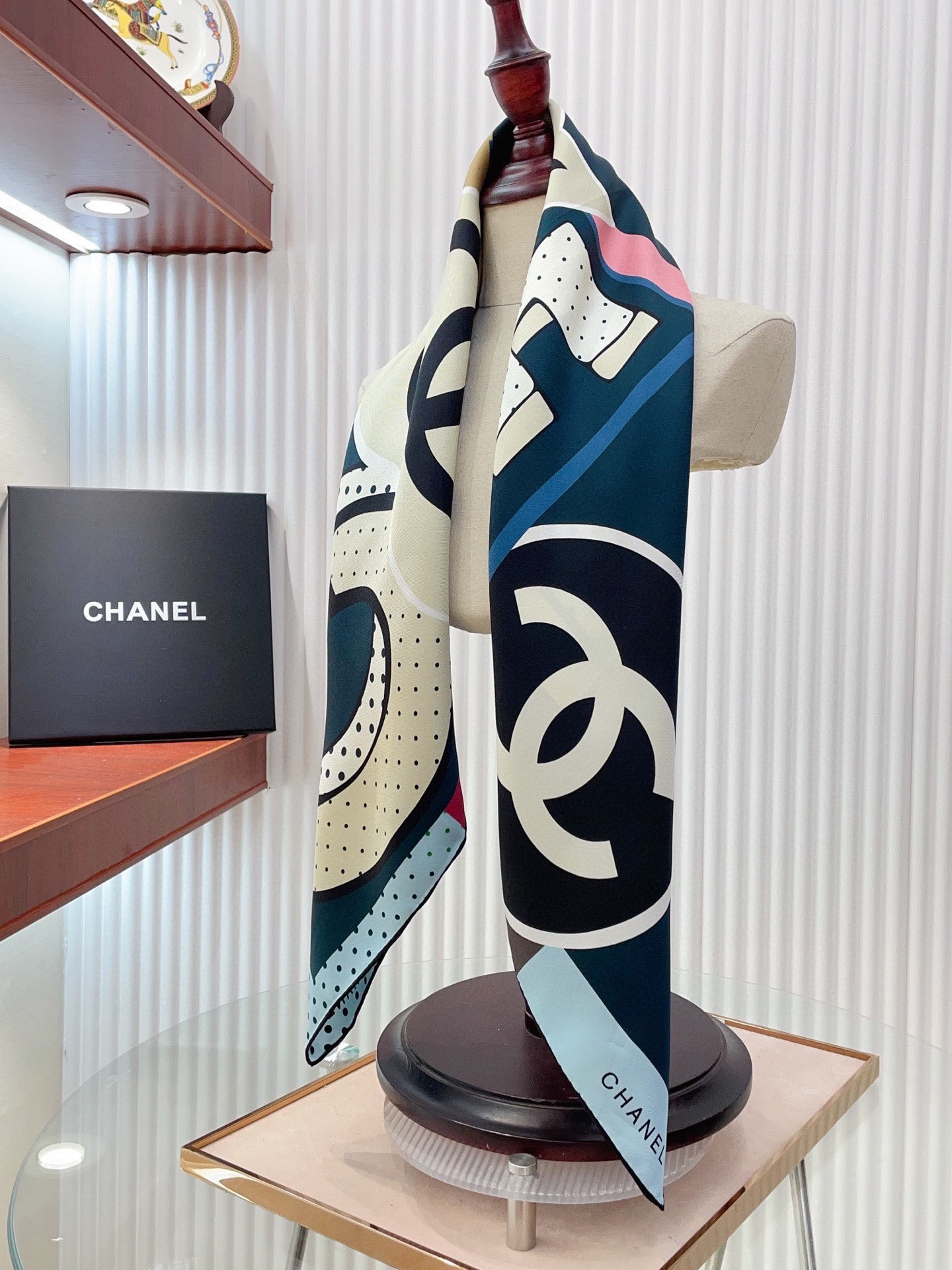 Chanel 100% Silk Scarf