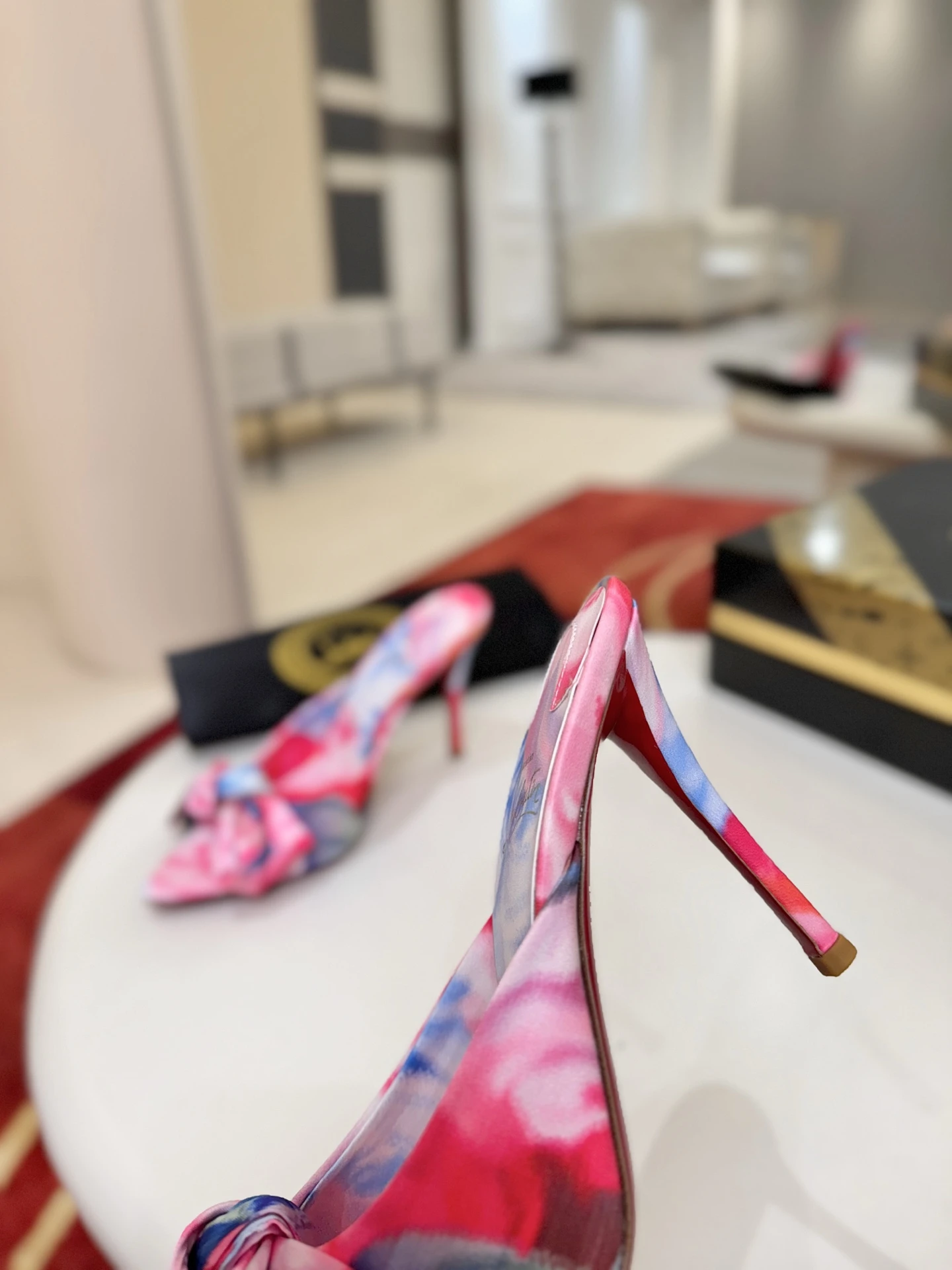 Christian Louboutin Bow-detail slippers