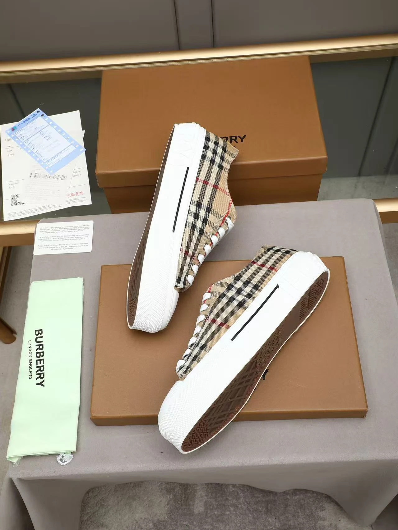 Burberry Canvas Shoes