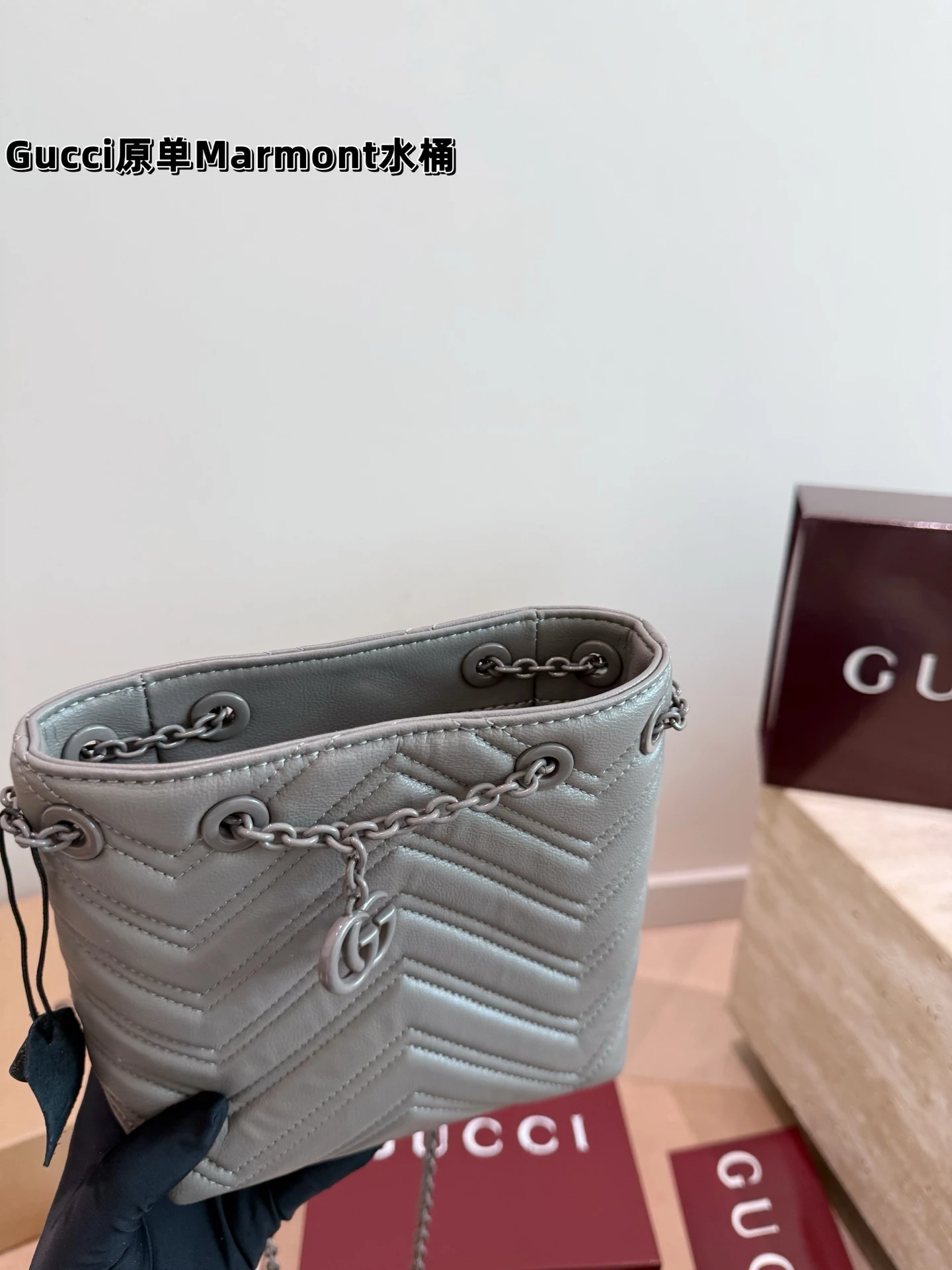Gucci Soft Marmont Bucket Bag