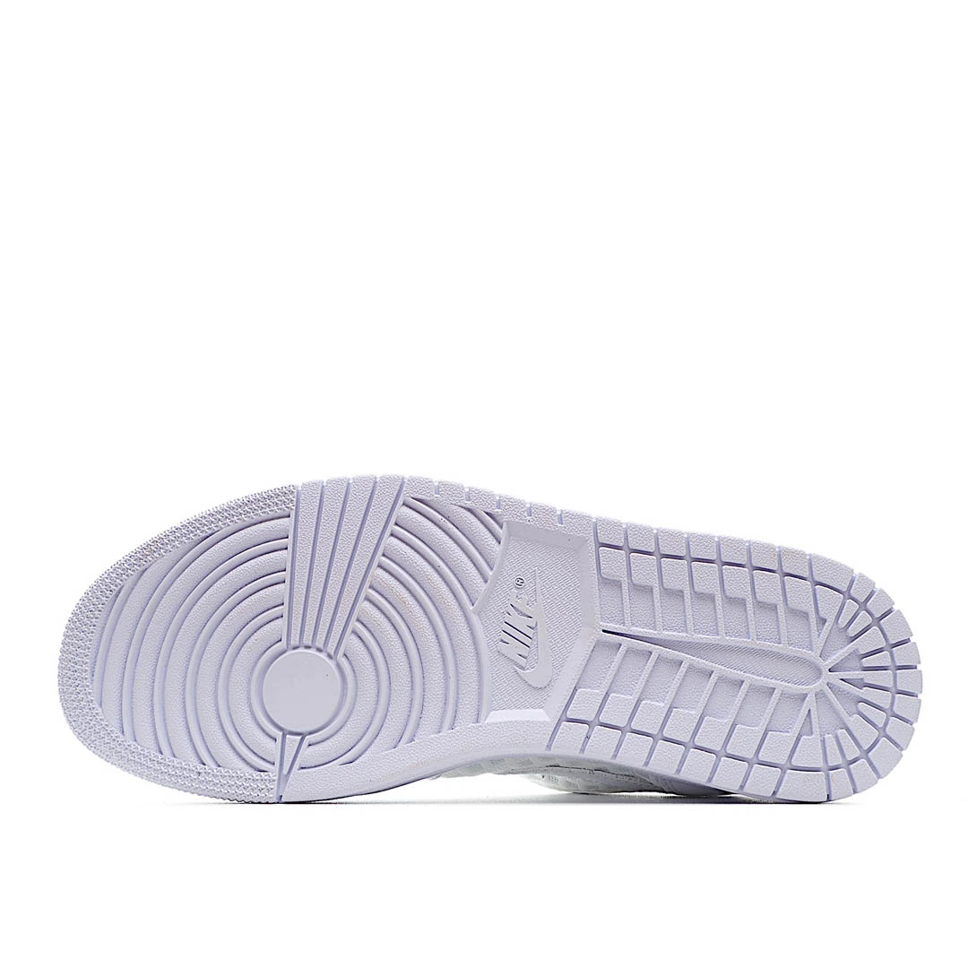 Wmns Air Jordan 1 Low Breathe 'Triple White'
