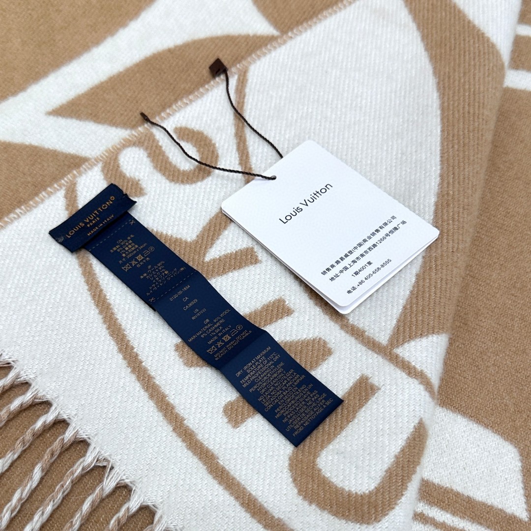 Louis Vuitton Cashmere Wool Scarf