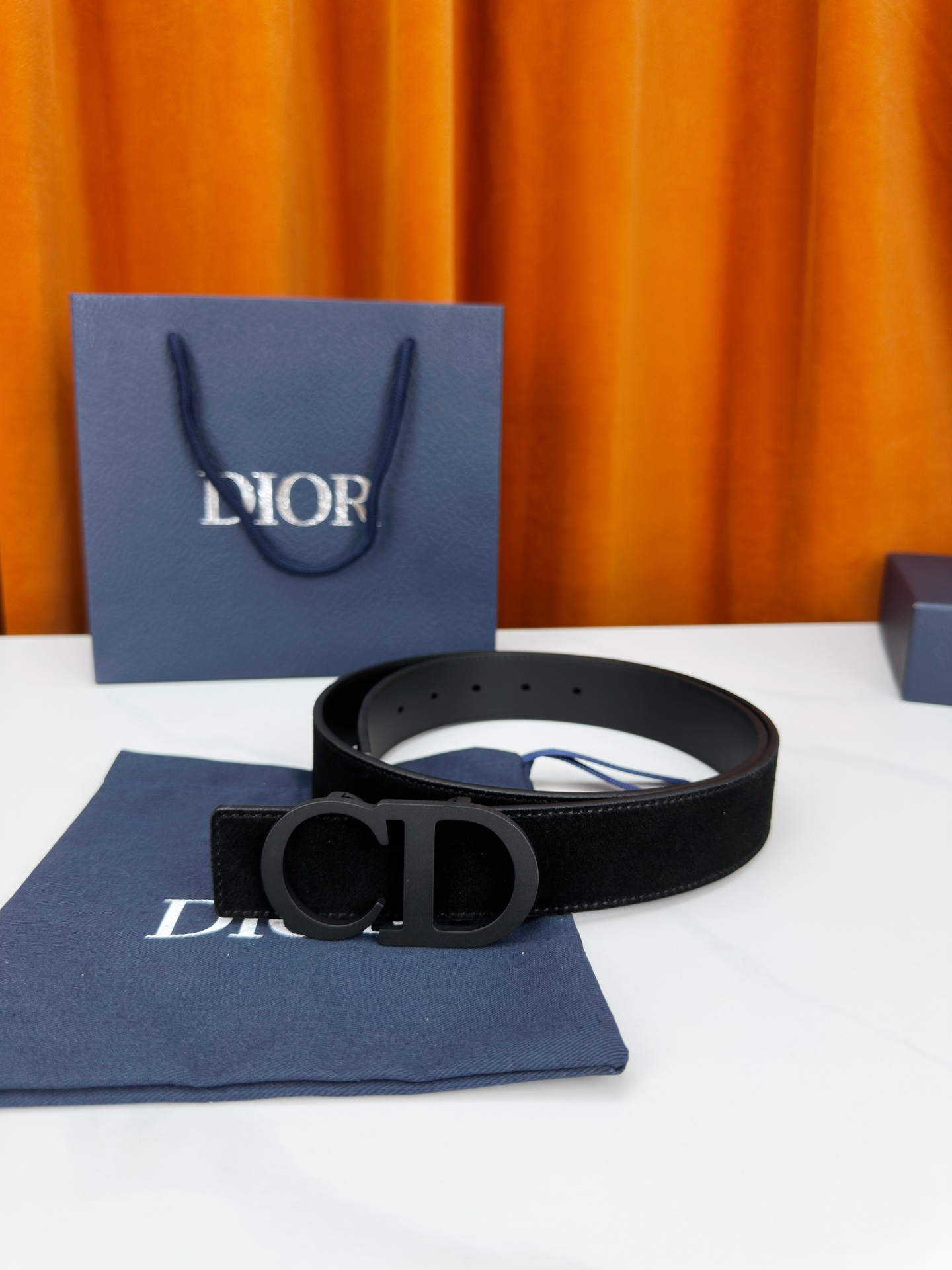 DIOR BELT FOR MEN WIDE 35MM