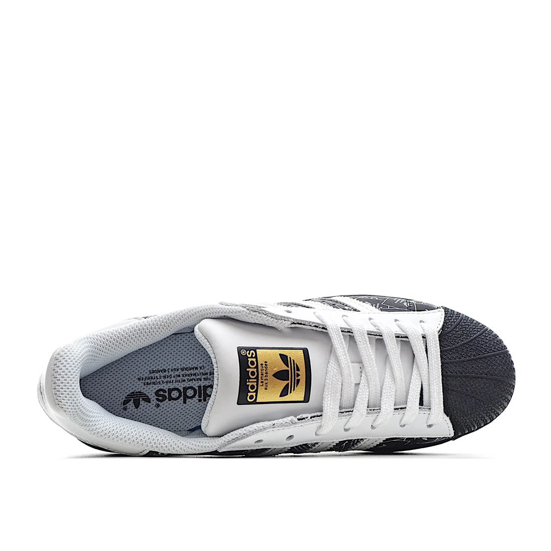 Adidas Superstar 'All Over Print - Black'