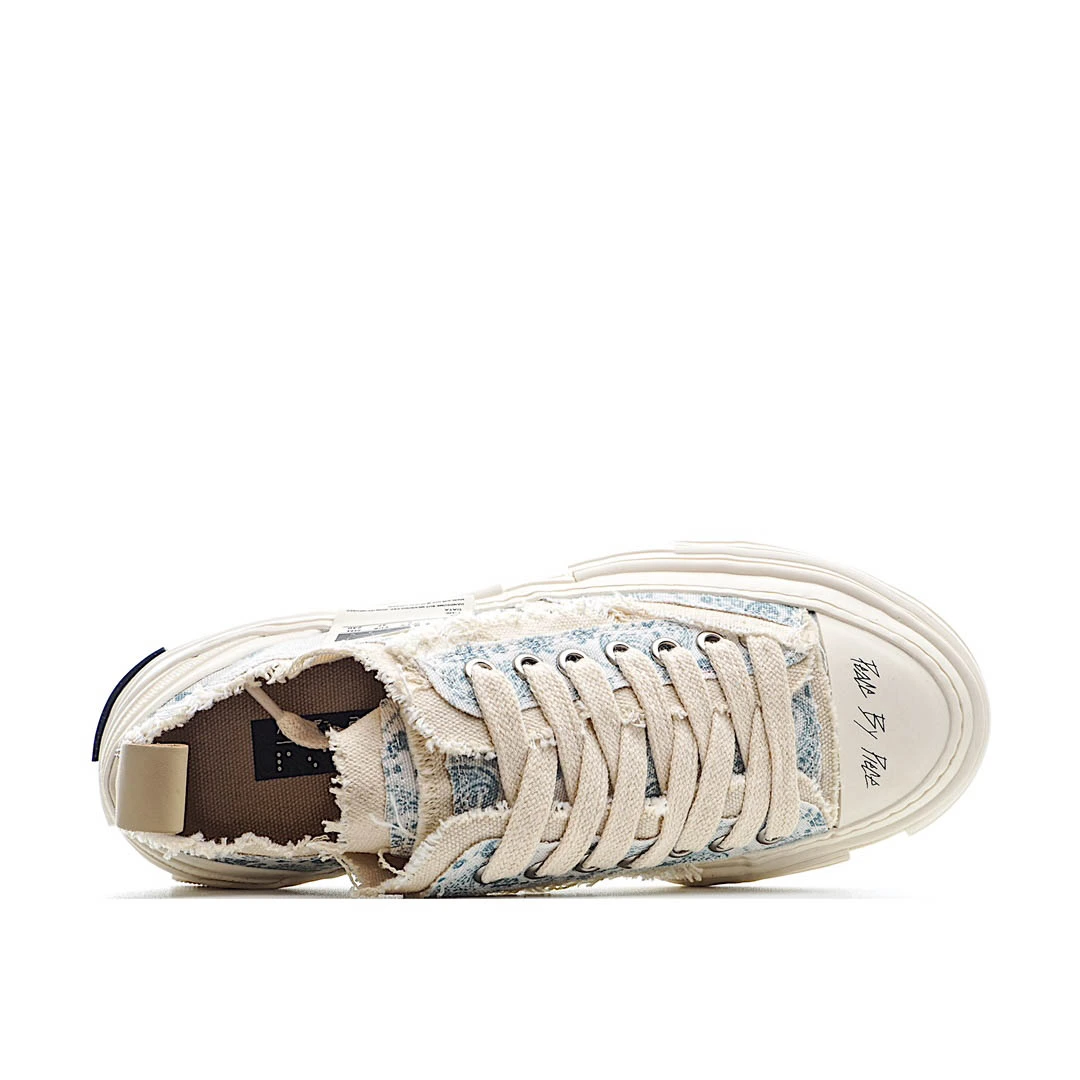 x VESSEL GOP Low canvas vulcanized sneakers
