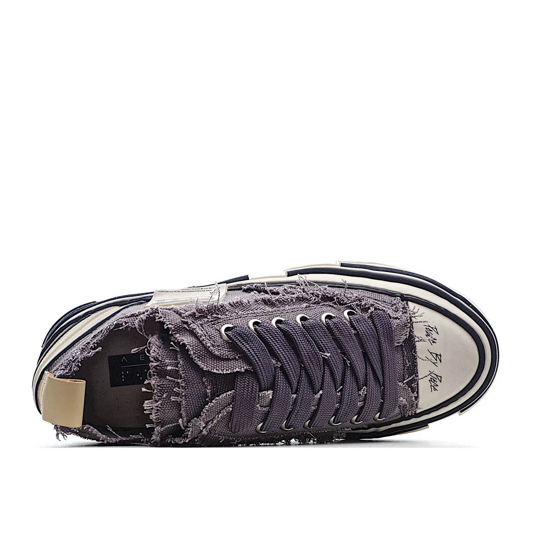 x VESSEL GOP Low canvas vulcanized sneakers
