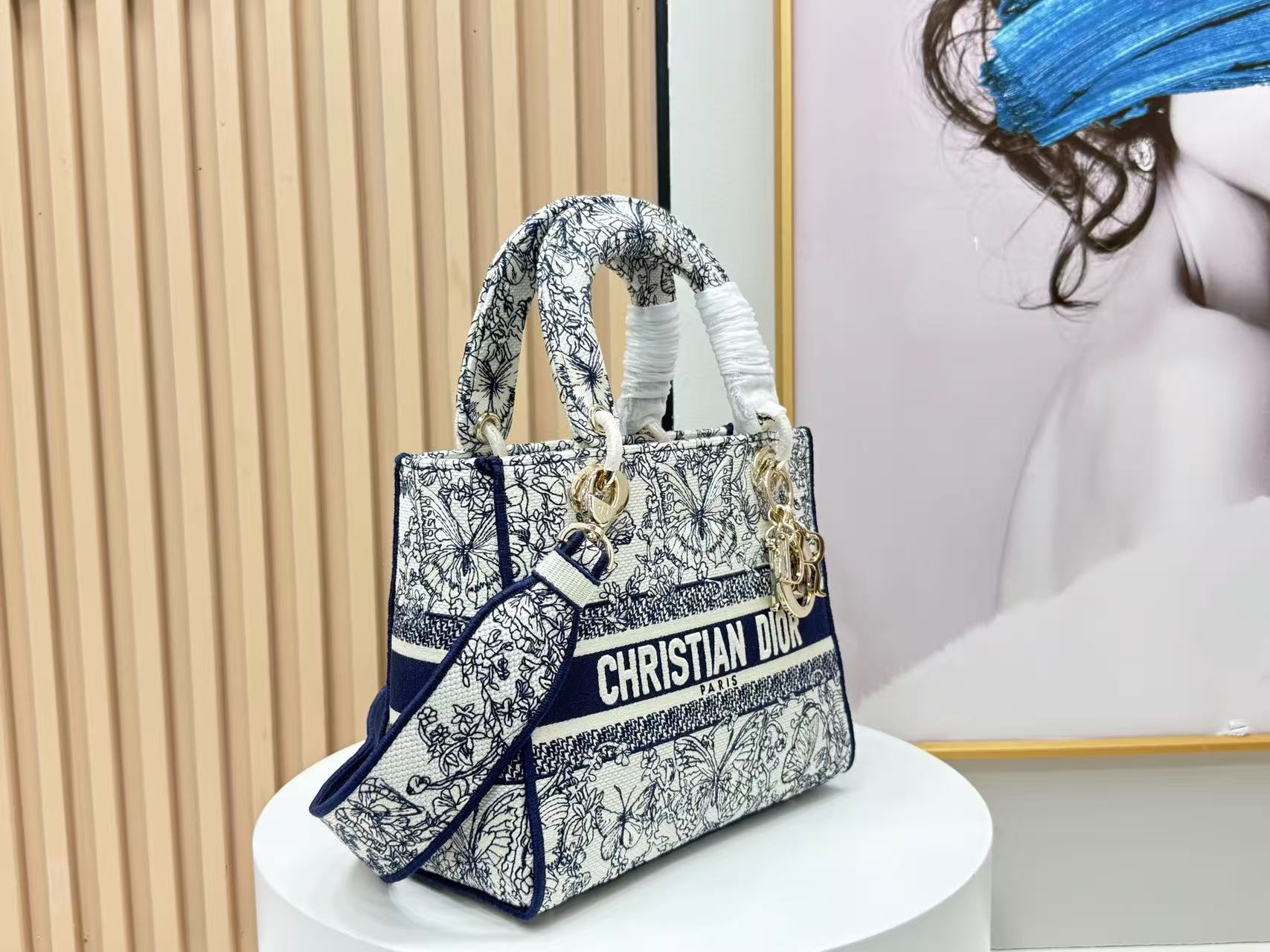 Dior Lady D-LITE Tote Bag
