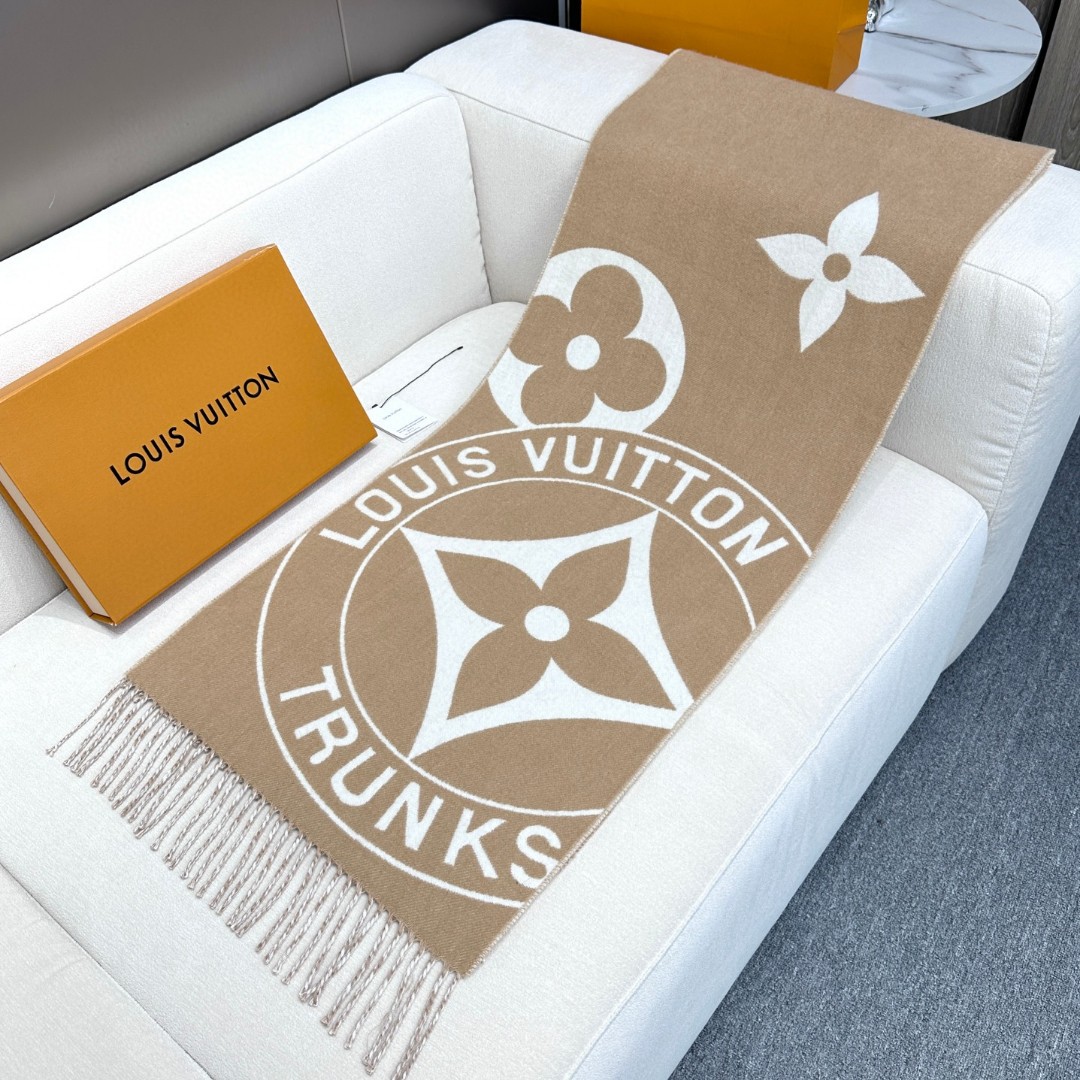 Louis Vuitton Cashmere Wool Scarf
