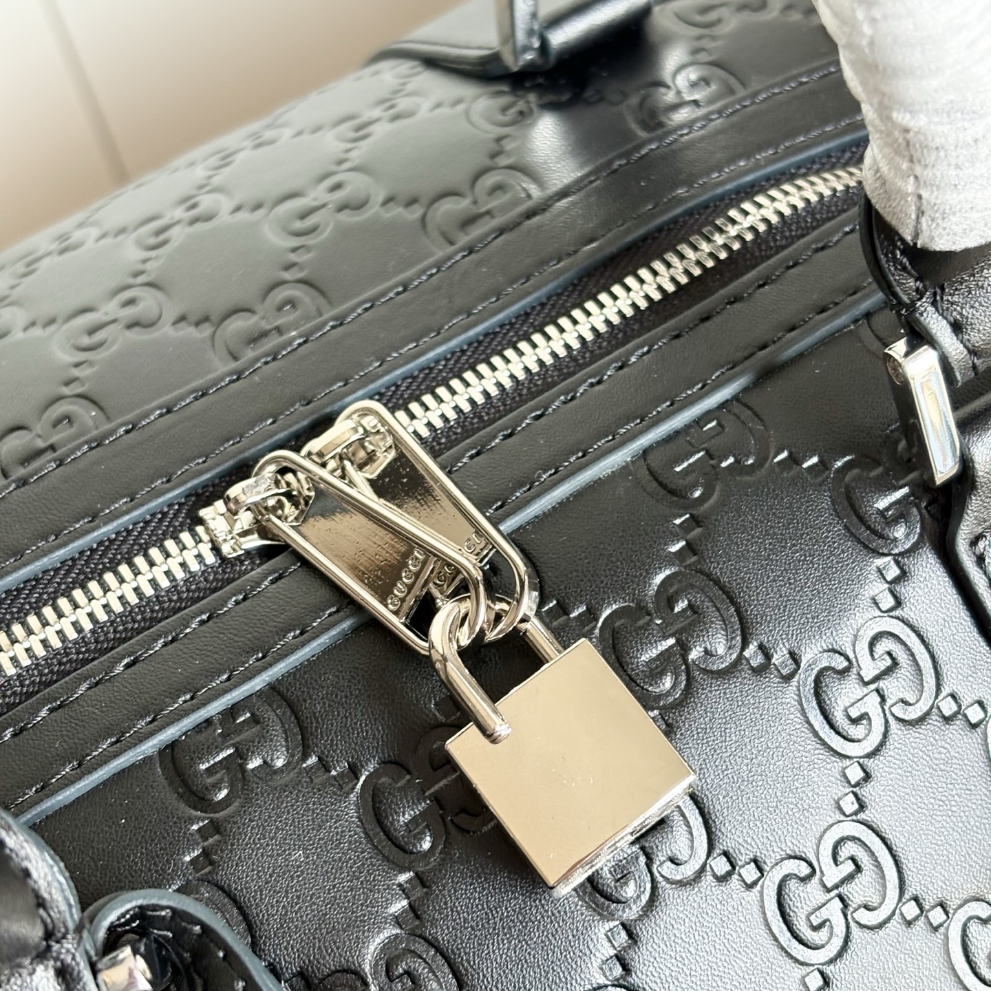 Gucci Embossing Luggage Bag