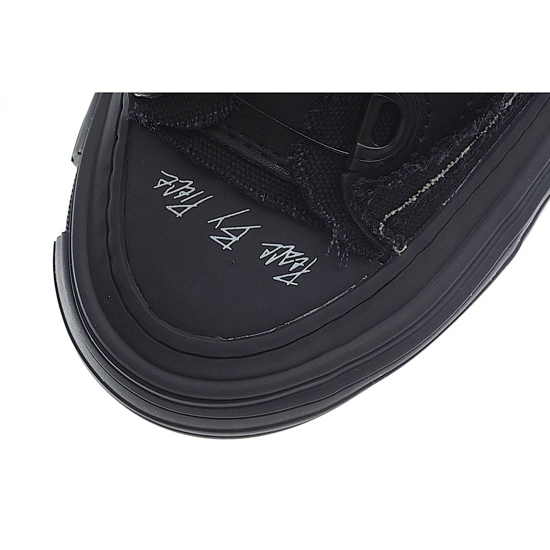 x VESSEL GOP Low canvas vulcanized sneakers