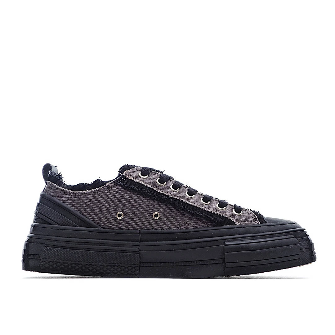 x VESSEL GOP Low canvas vulcanized sneakers